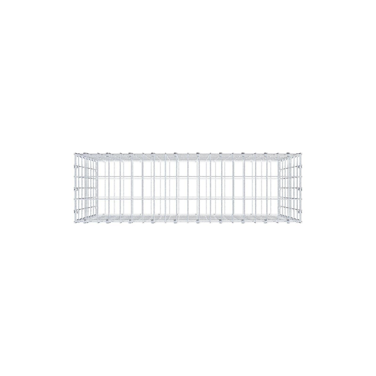 Gabion 100 cm x 70 cm x 30 cm (L x H x P), mailles 5 x 10 cm, anneau en spirale