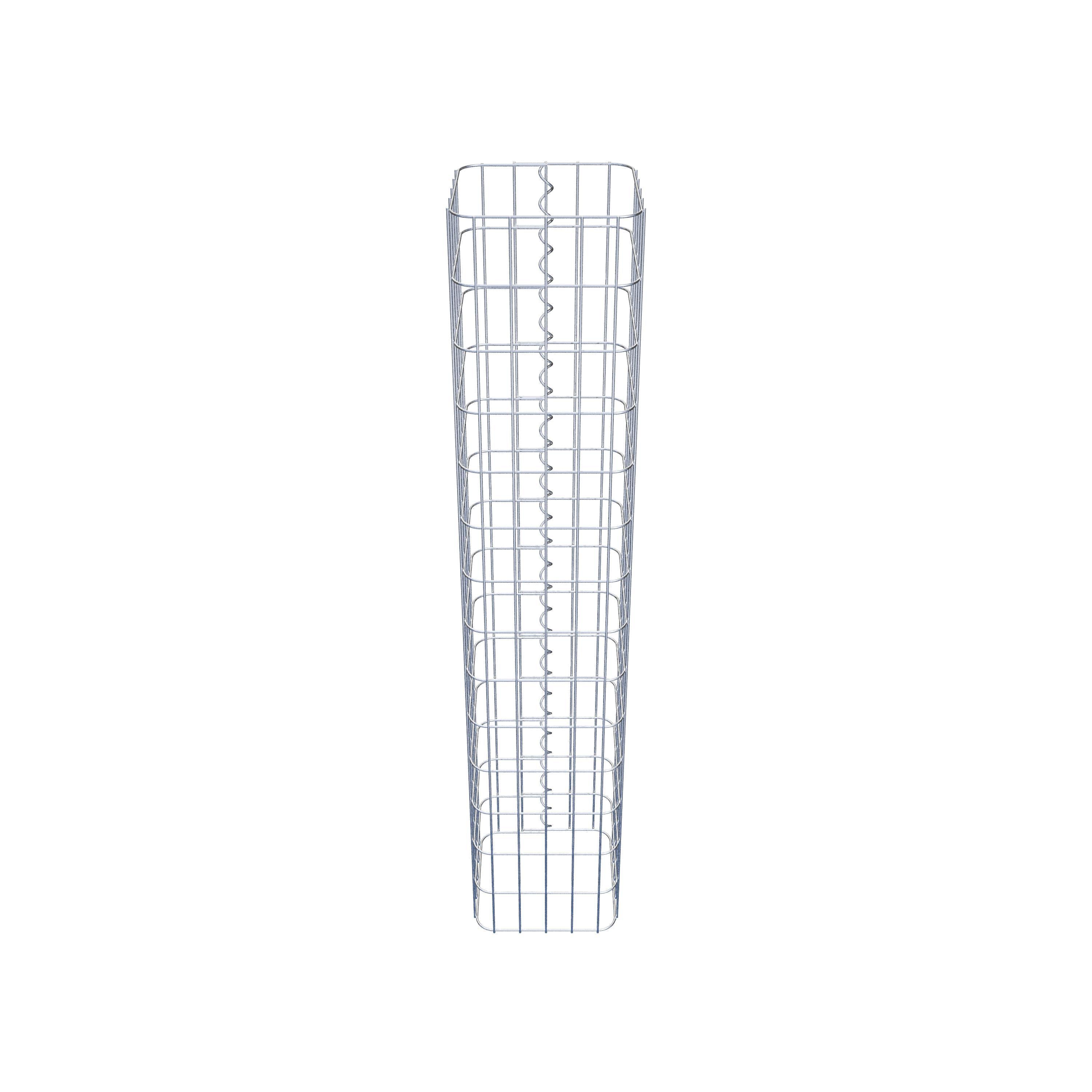 Gabion column 27 x 27 cm, MW 5 x 10 cm square