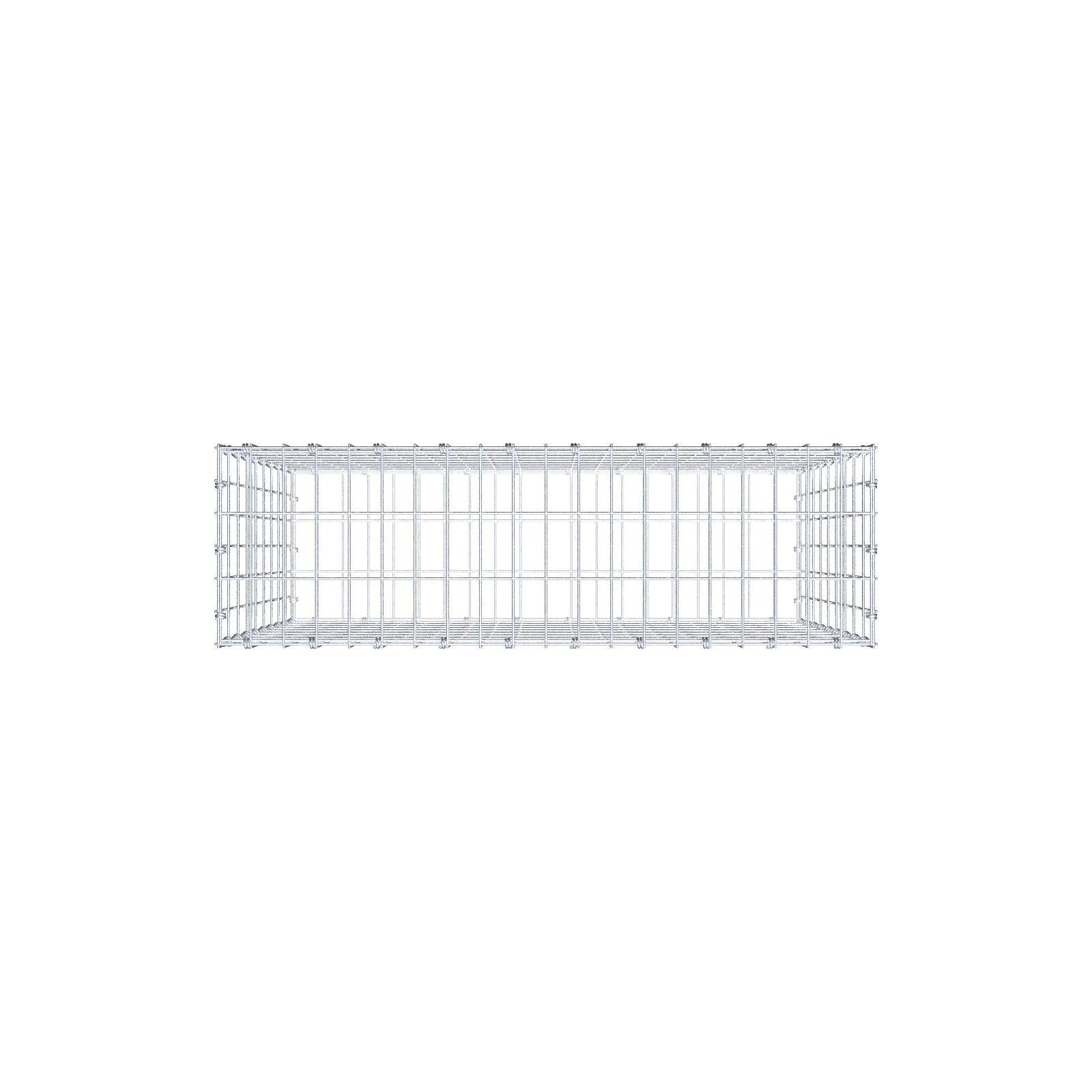 Gabião 100 cm x 90 cm x 30 cm (C x A x P), malhagem 5 x 10 cm, anel espiral