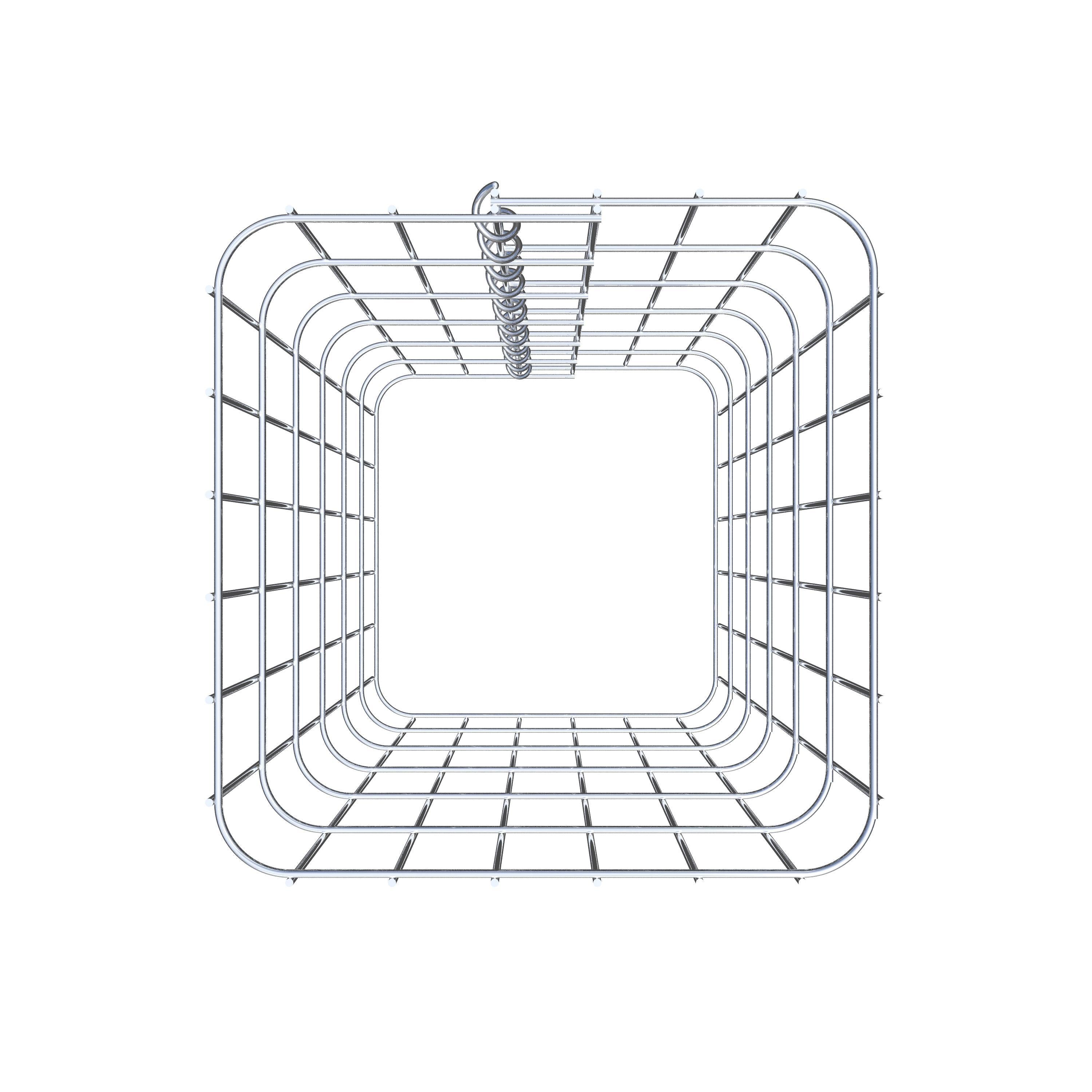 Schanskorfzuil 32 x 32 cm, MW vierkant 5 x 10 cm