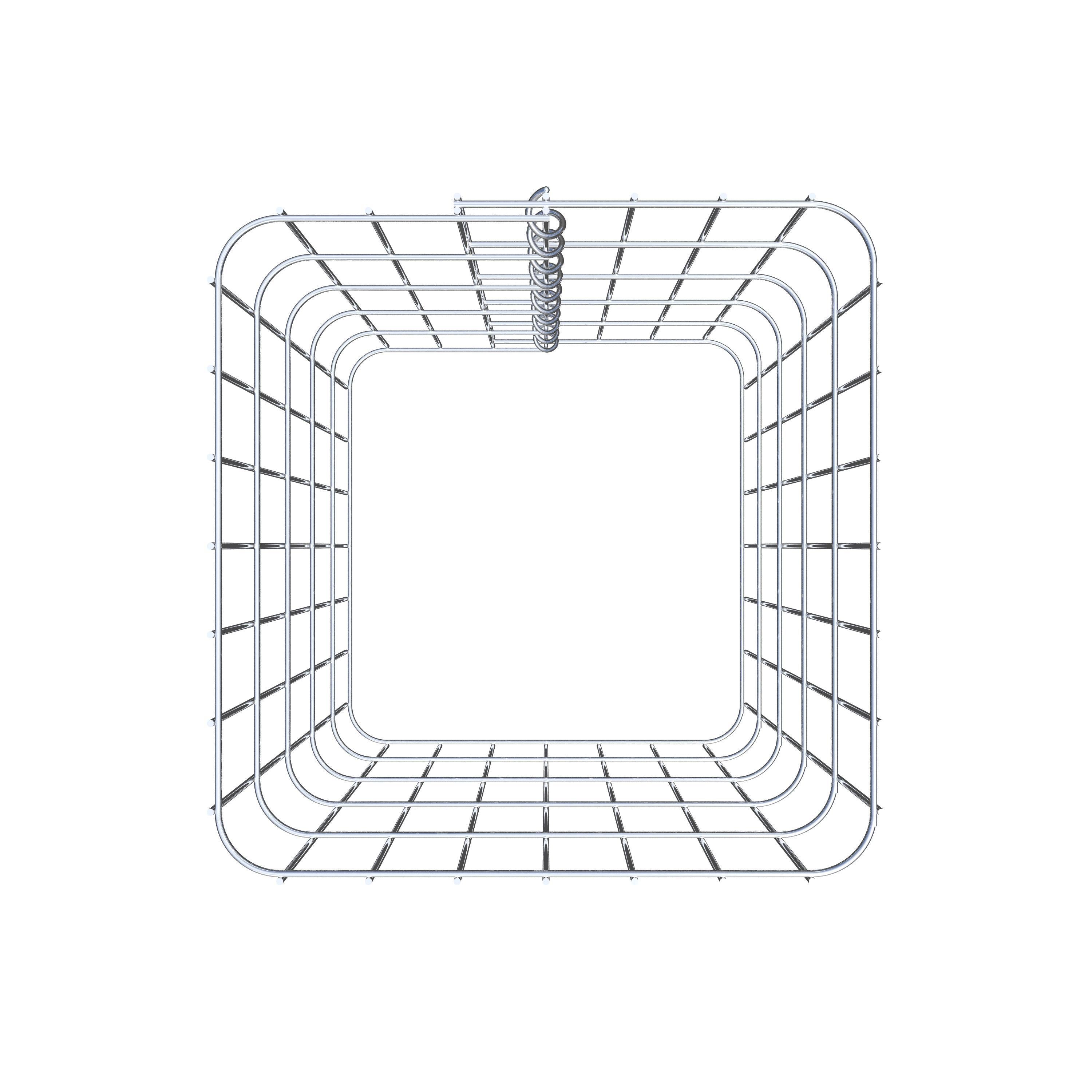 Schanskorfzuil 37 x 37 cm, MW vierkant 5 x 10 cm