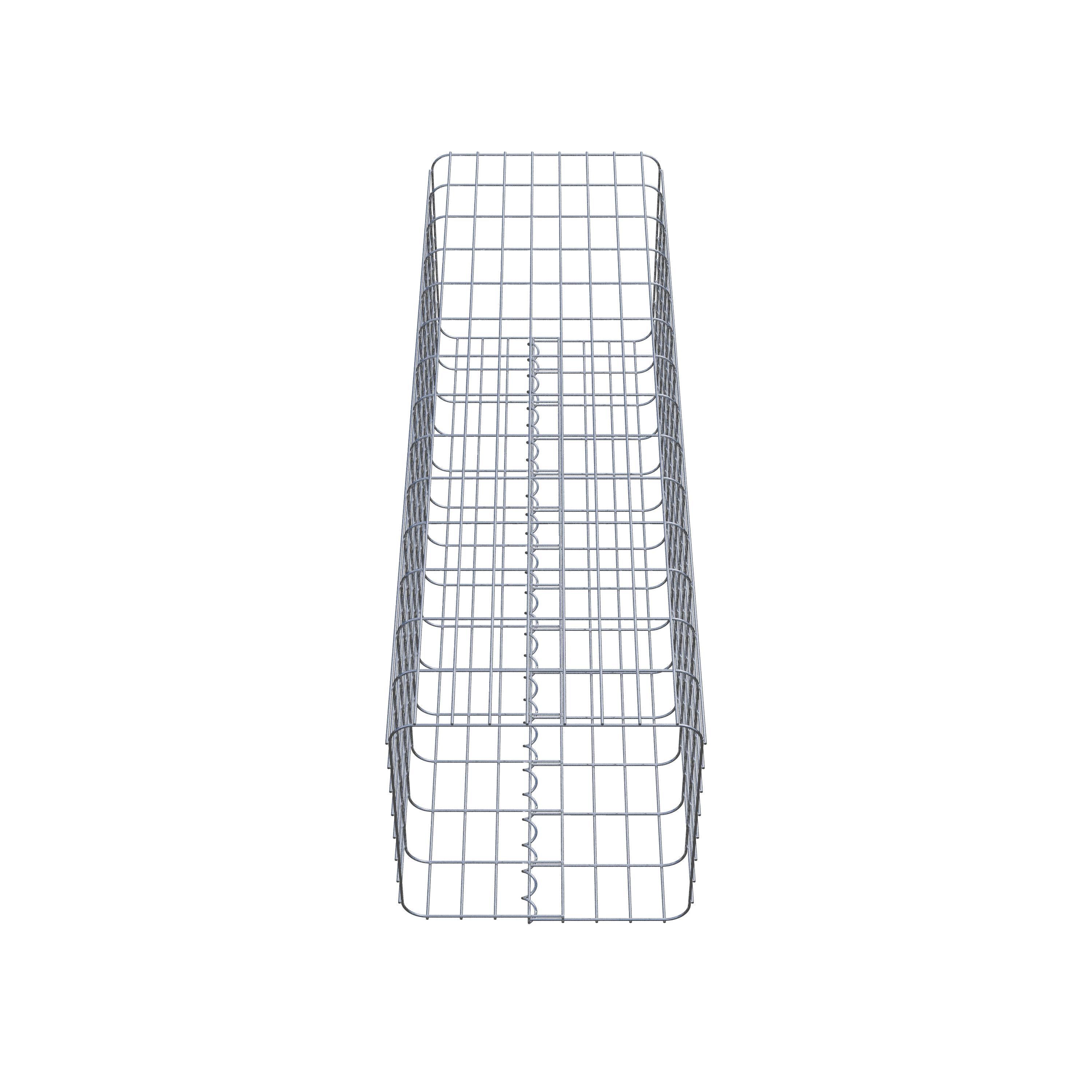 Gabion column 42 x 42 cm, MW 5 x 10 cm square