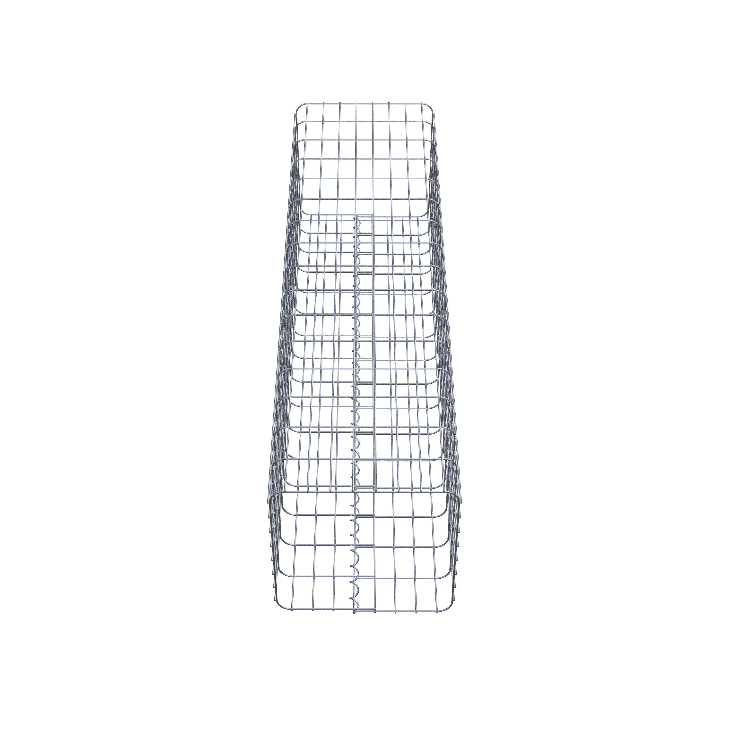 Gabion column 42 x 42 cm, MW 5 x 10 cm square