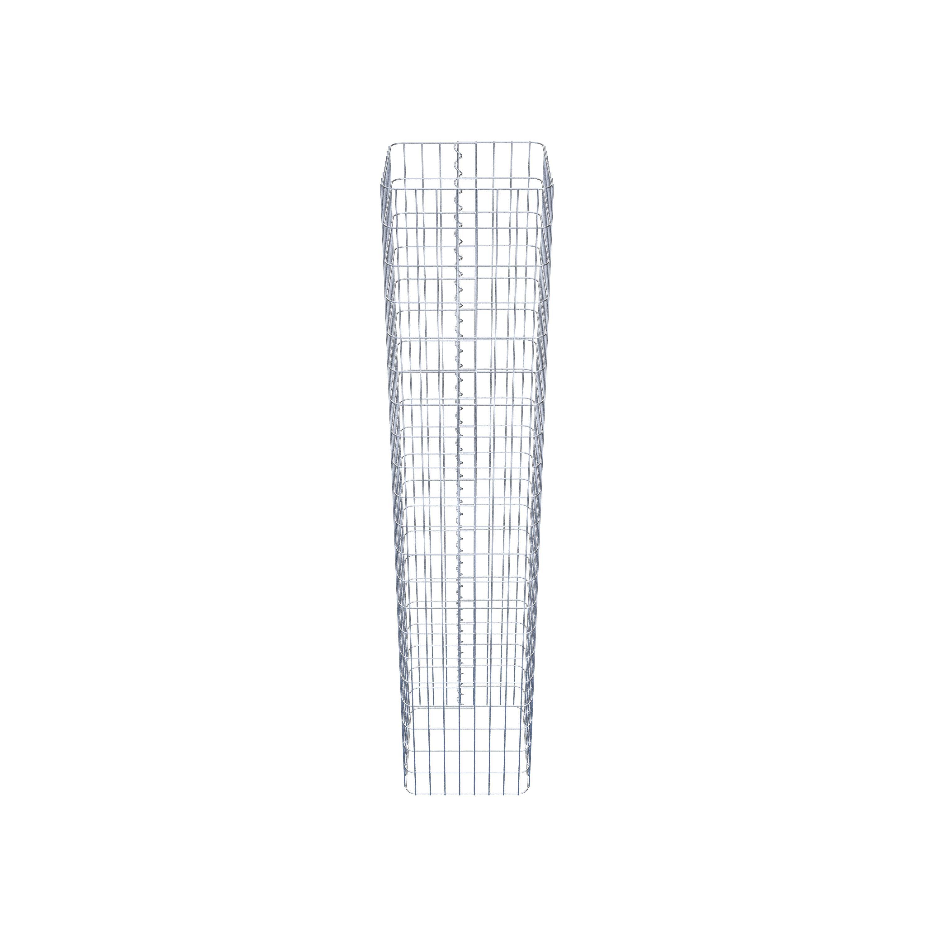 Gabion column 42 x 42 cm, MW 5 x 10 cm square