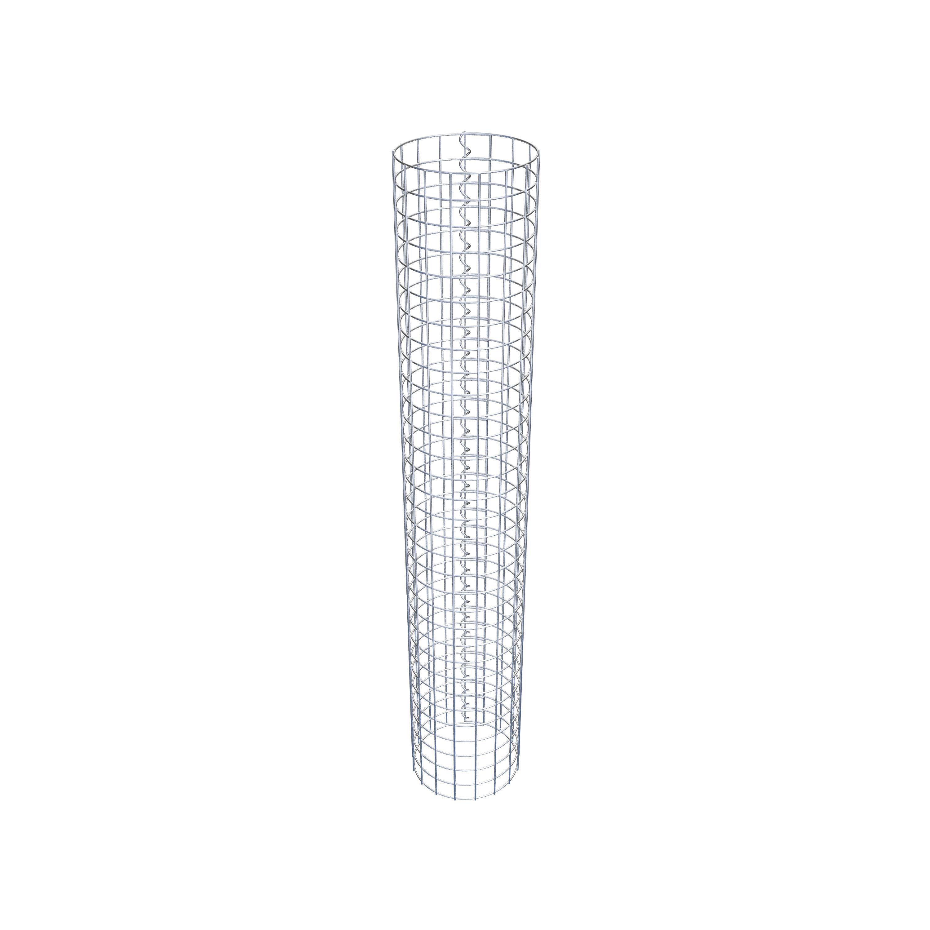 Coluna de gabião diâmetro 27 cm MW 5 x 5 cm redondo
