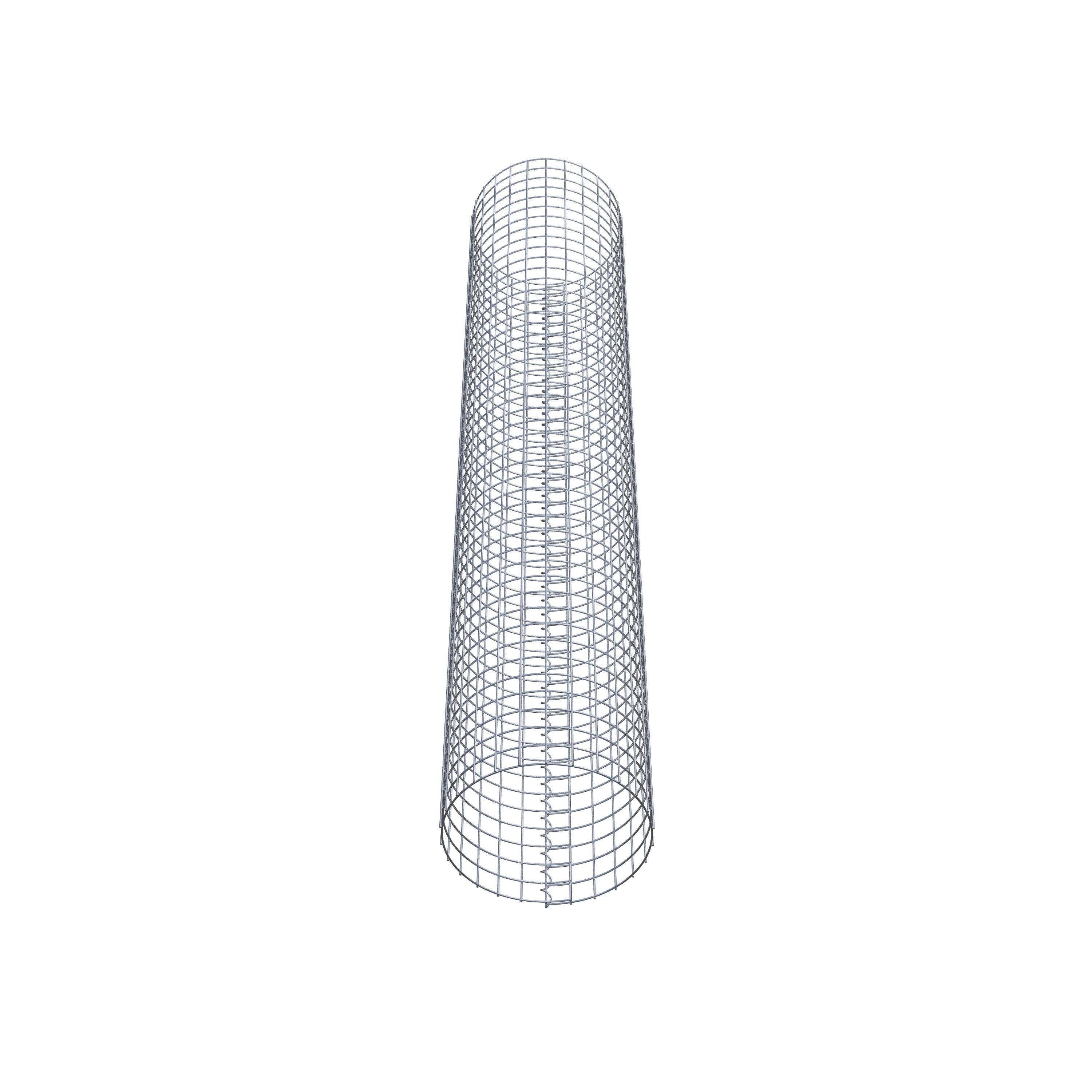 Gabionpelare diameter 42 cm MW 5 x 5 cm rund