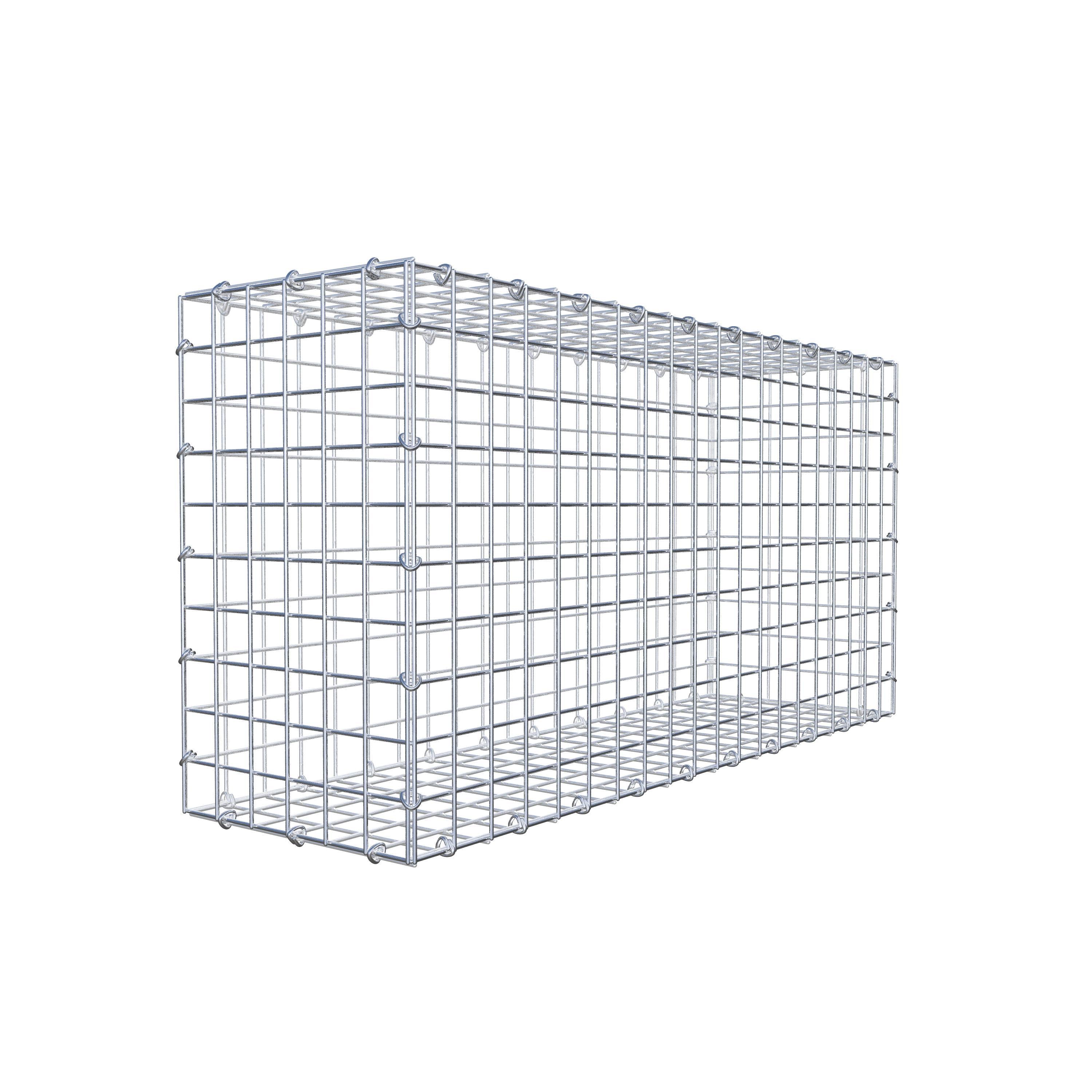 Gabion 100 cm x 50 cm x 30 cm (L x H x P), mailles 5 cm x 5 cm, anneau en C
