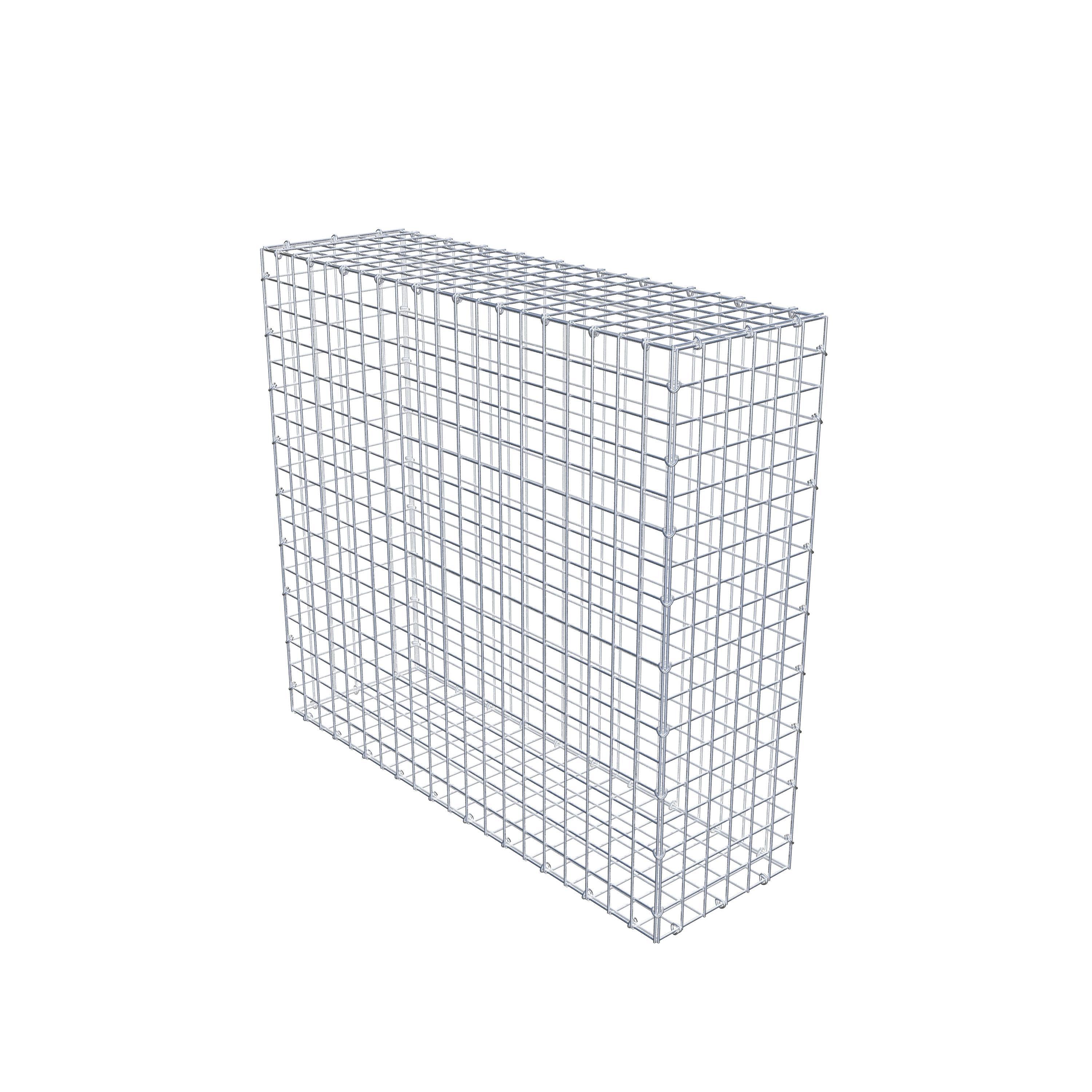 Schanskorf 100 cm x 90 cm x 30 cm (L x H x D), maaswijdte 5 cm x 5 cm, C-ring