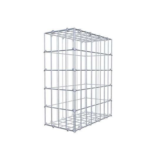 Gabion 50 cm x 40 cm x 20 cm (L x H x P), mailles 5 cm x 10 cm, anneau en C