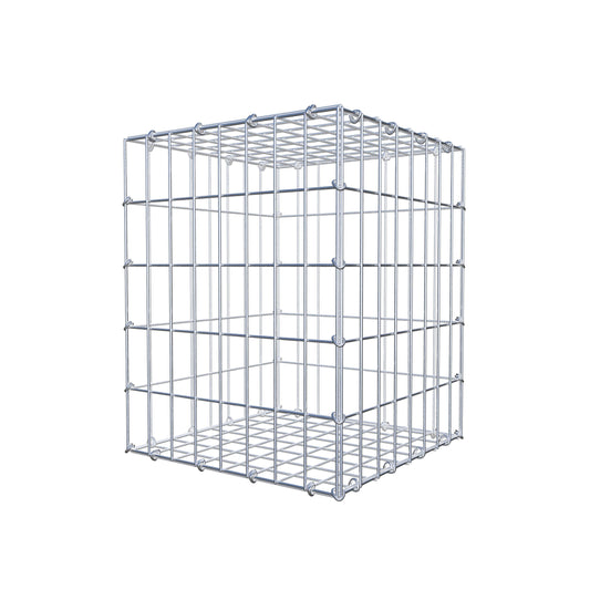 Gabion 50 cm x 40 cm x 40 cm (L x H x P), mailles 5 cm x 10 cm, anneau en C