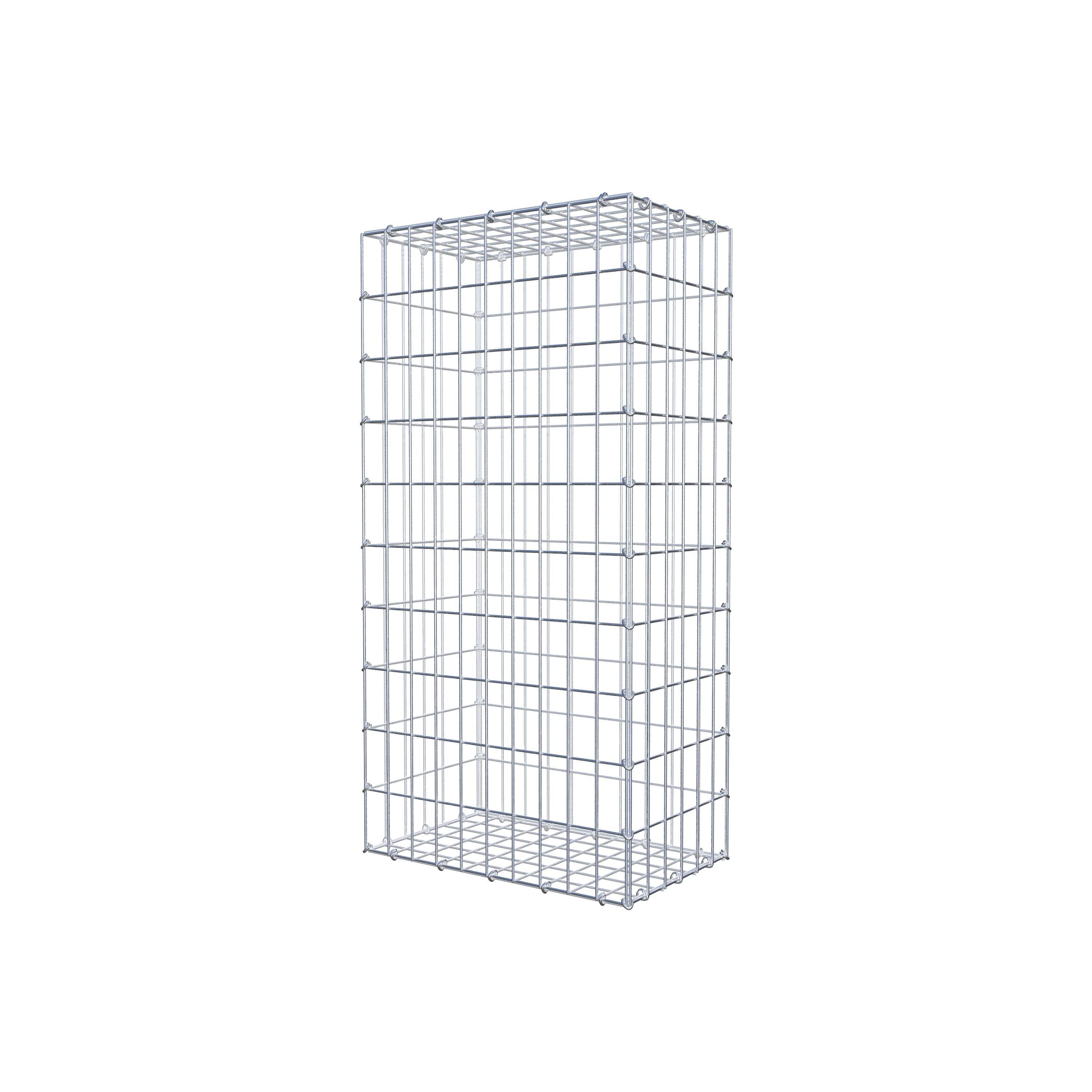Schanskorf 100 cm x 30 cm x 50 cm (L x H x D), maaswijdte 5 cm x 10 cm, C-ring