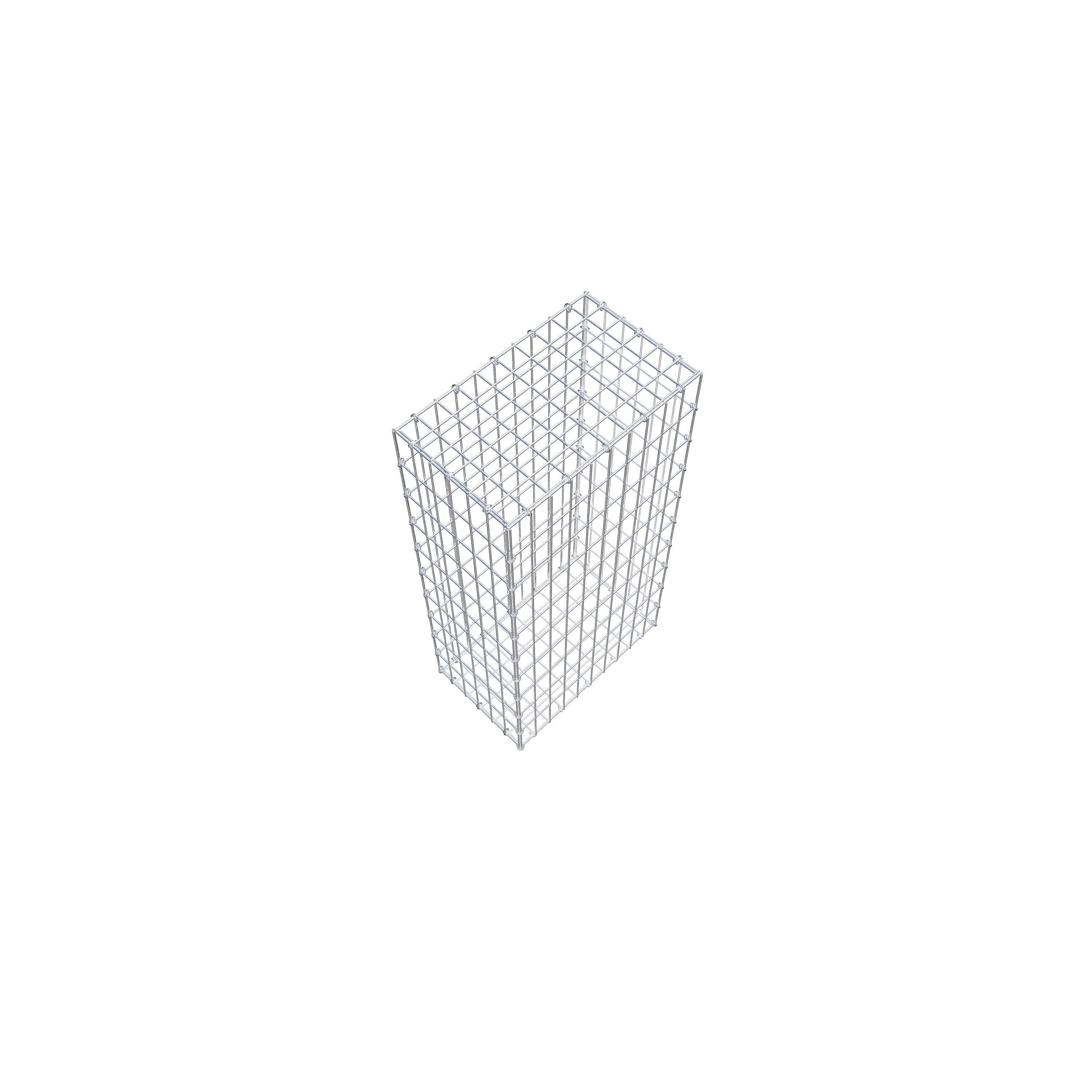 Schanskorf 100 cm x 30 cm x 50 cm (L x H x D), maaswijdte 5 cm x 10 cm, C-ring