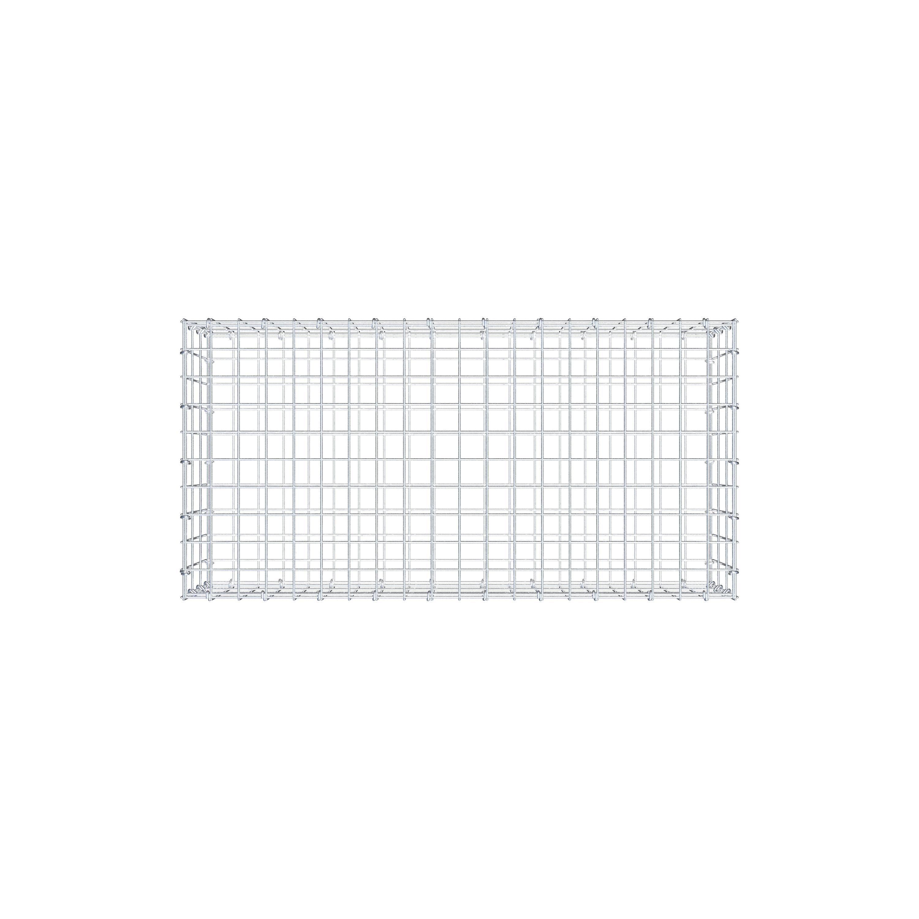 Schanskorf 100 cm x 30 cm x 50 cm (L x H x D), maaswijdte 5 cm x 10 cm, C-ring