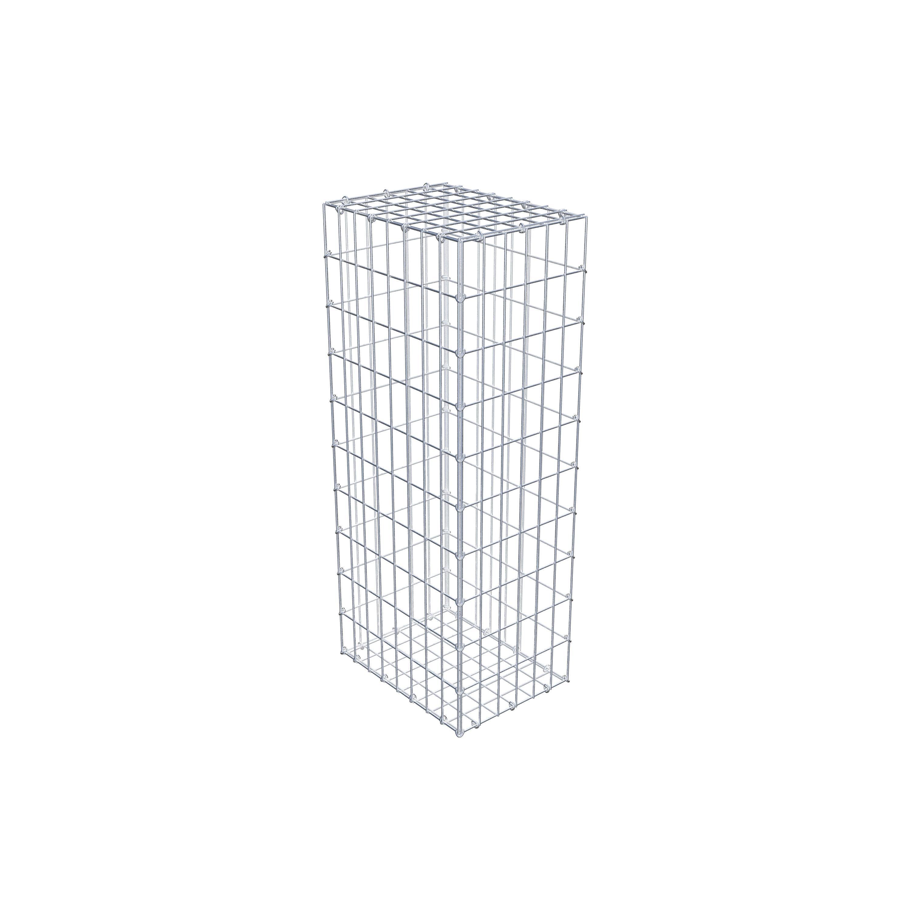 Gabion 100 cm x 40 cm x 30 cm (L x H x D), mesh size 5 cm x 10 cm, C-ring