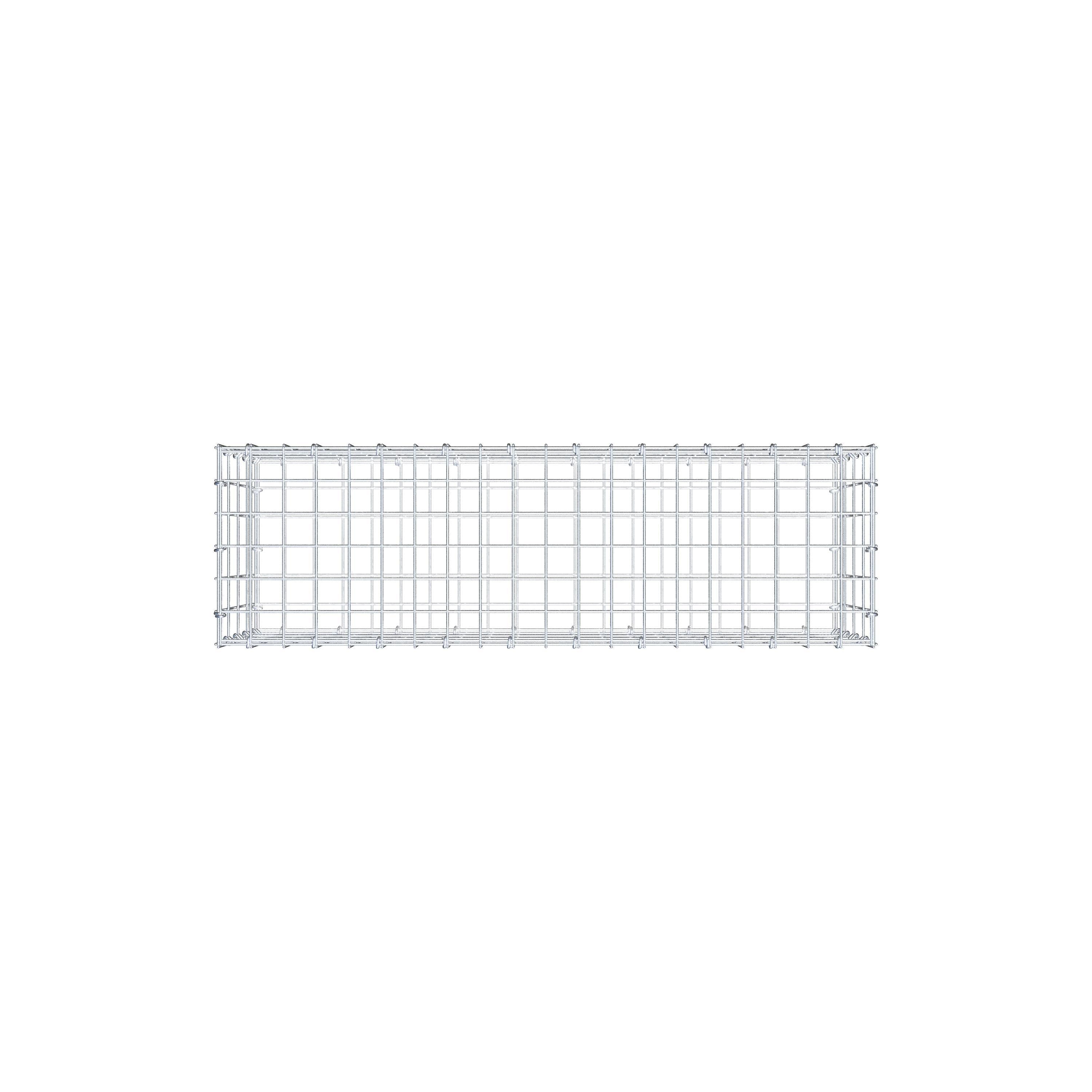 Gabion 100 cm x 40 cm x 30 cm (L x H x D), mesh size 5 cm x 10 cm, C-ring