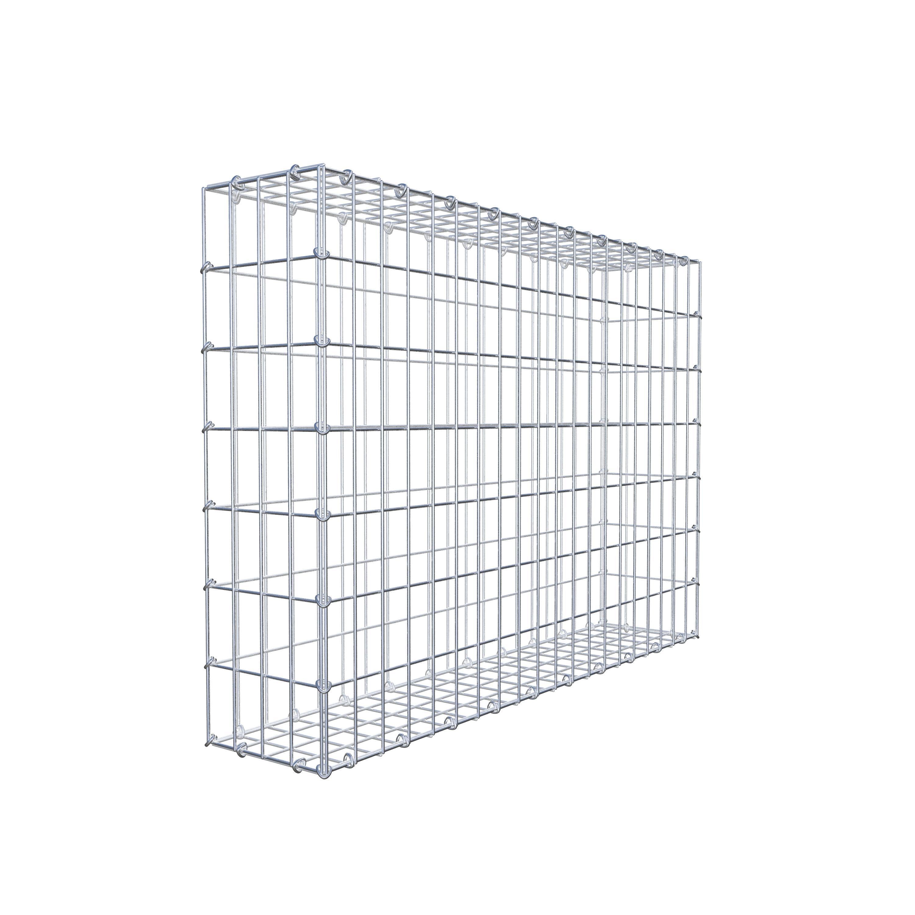 Schanskorf 100 cm x 70 cm x 20 cm (L x H x D), maaswijdte 5 cm x 10 cm, C-ring