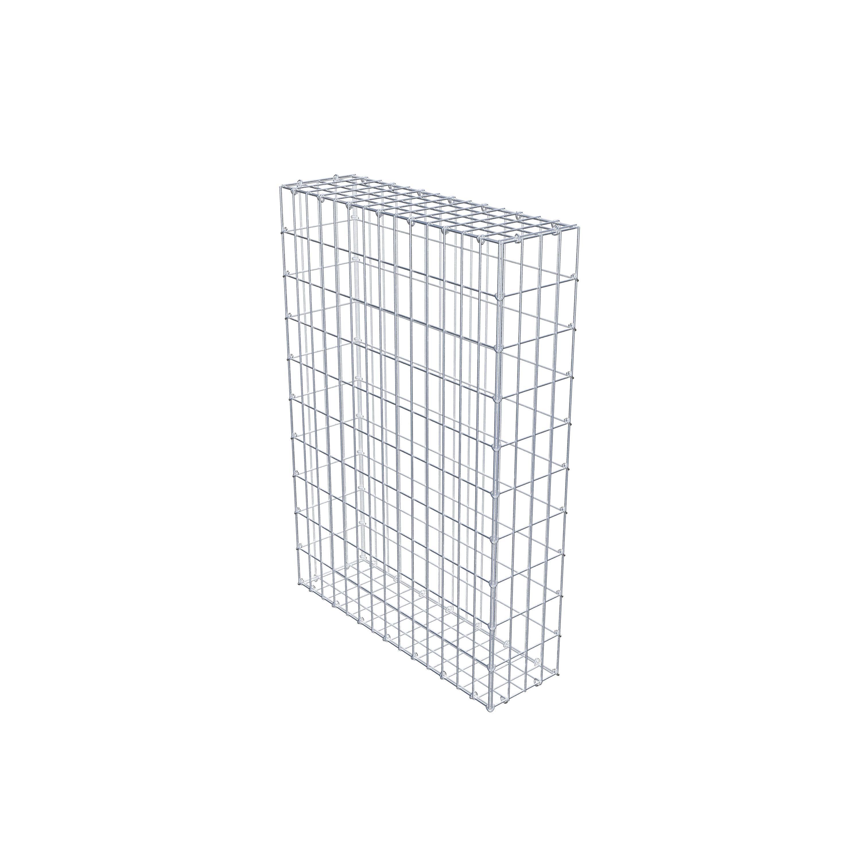Schanskorf 100 cm x 70 cm x 20 cm (L x H x D), maaswijdte 5 cm x 10 cm, C-ring