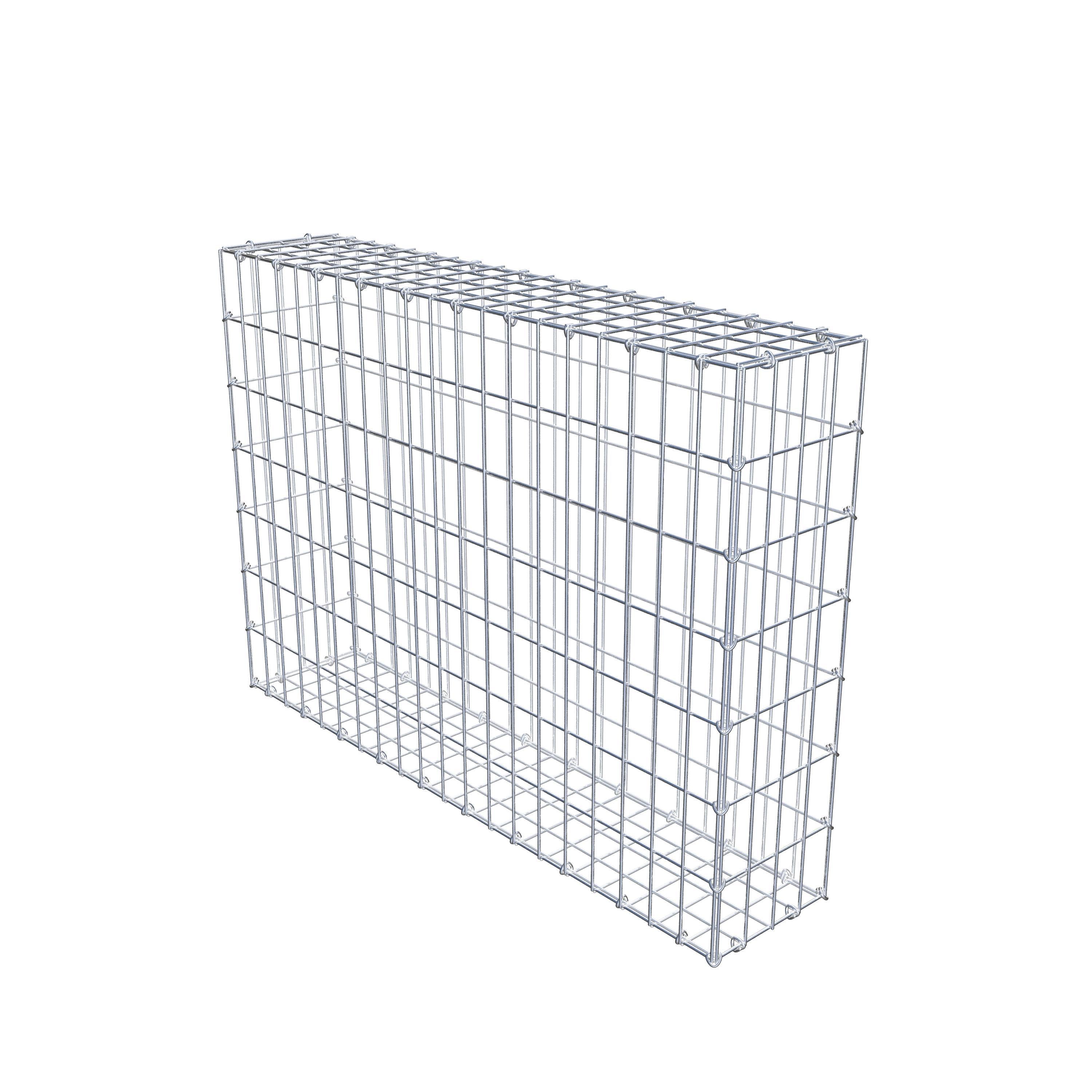 Schanskorf 100 cm x 70 cm x 20 cm (L x H x D), maaswijdte 5 cm x 10 cm, C-ring