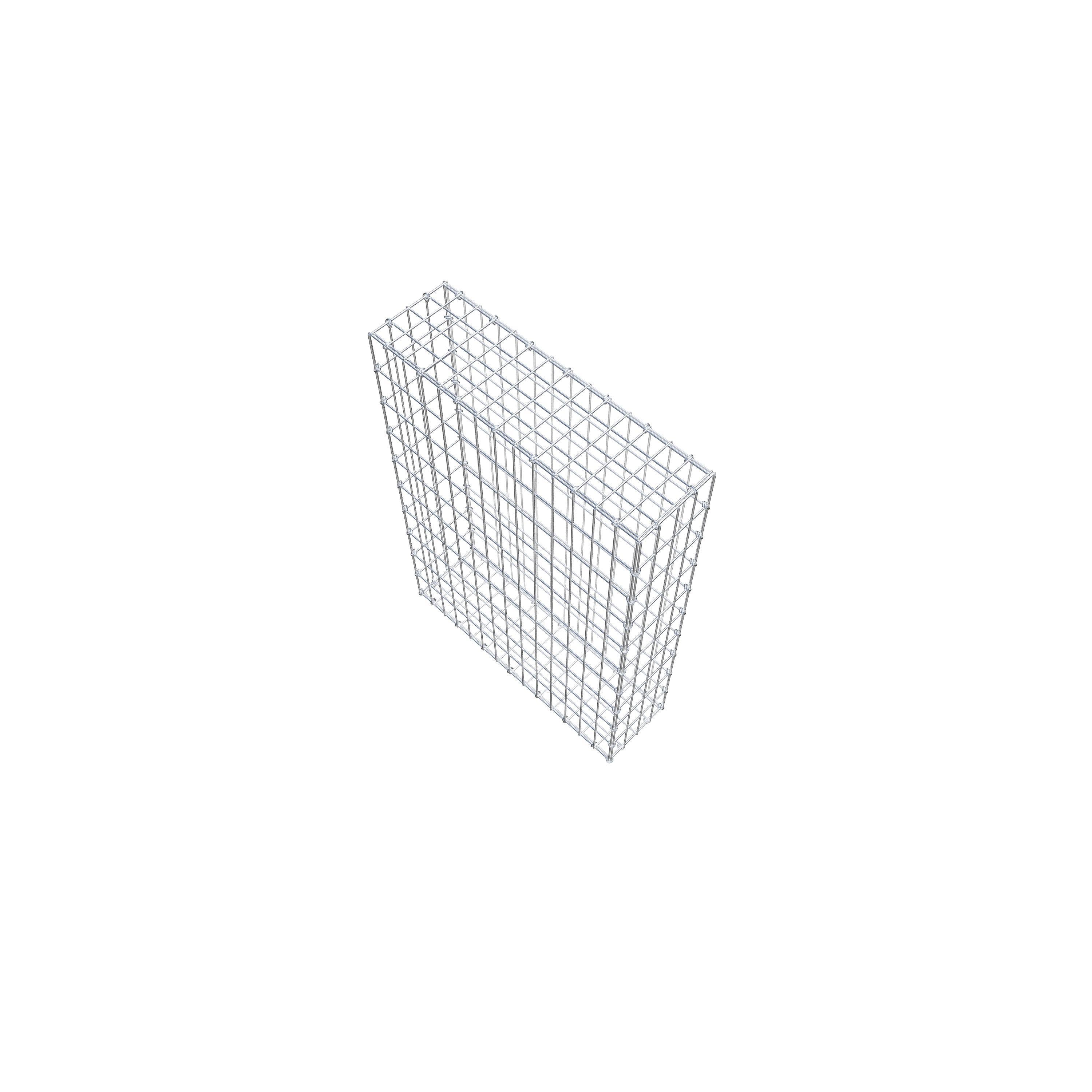 Schanskorf 100 cm x 70 cm x 20 cm (L x H x D), maaswijdte 5 cm x 10 cm, C-ring