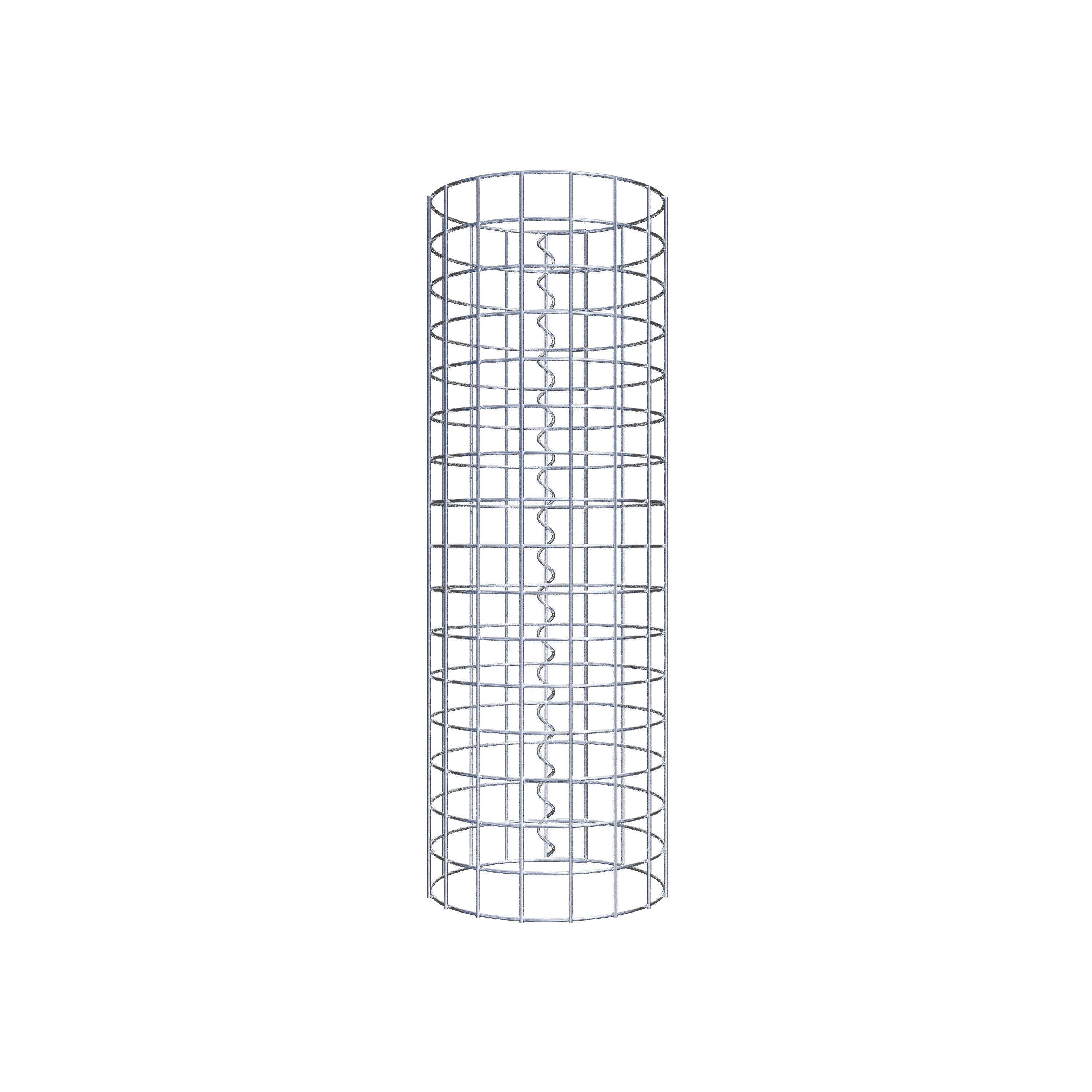 Coluna de gabião diâmetro 27 cm MW 5 x 5 cm redondo