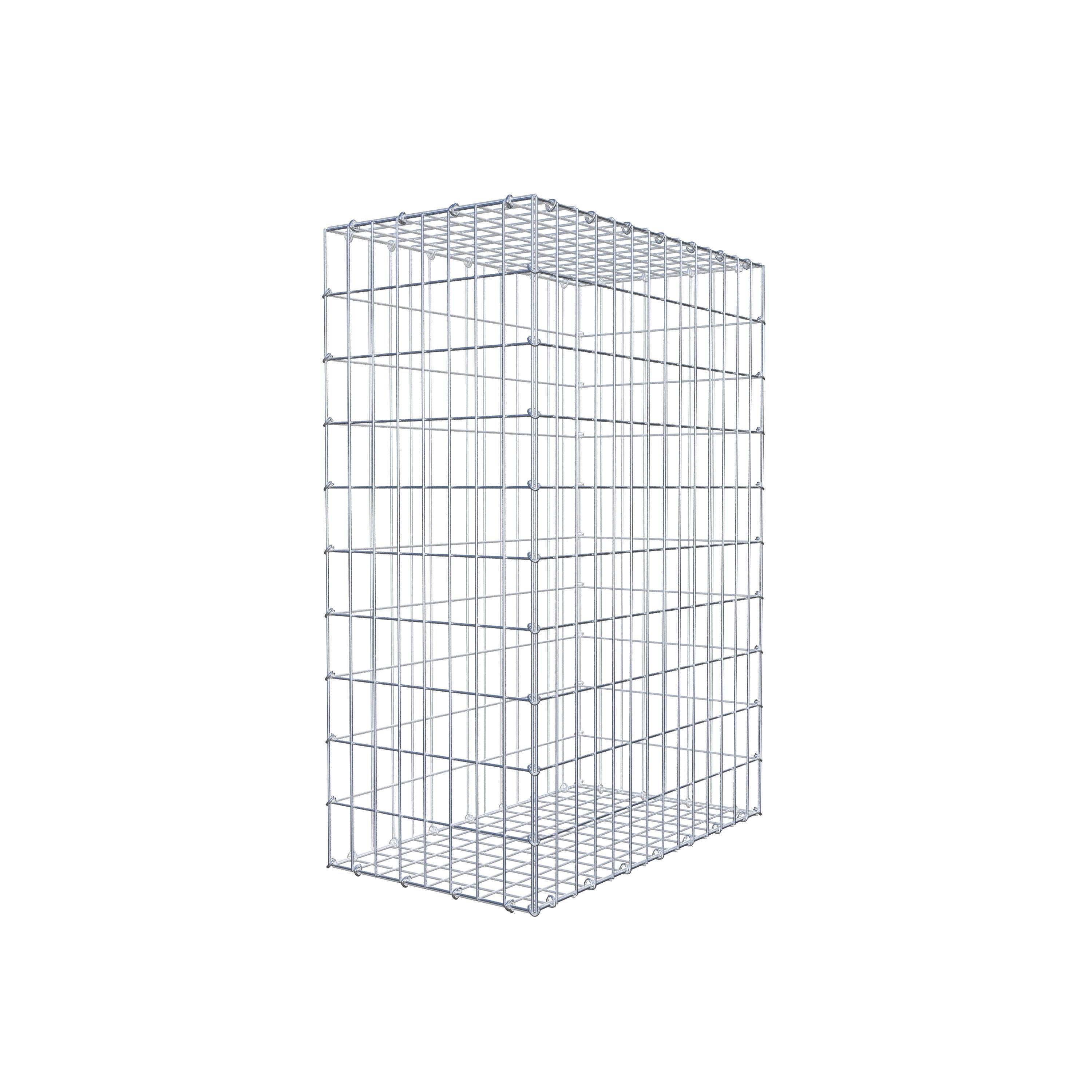 Gabion 100 cm x 70 cm x 40 cm (L x H x P), mailles 5 cm x 10 cm, anneau en C