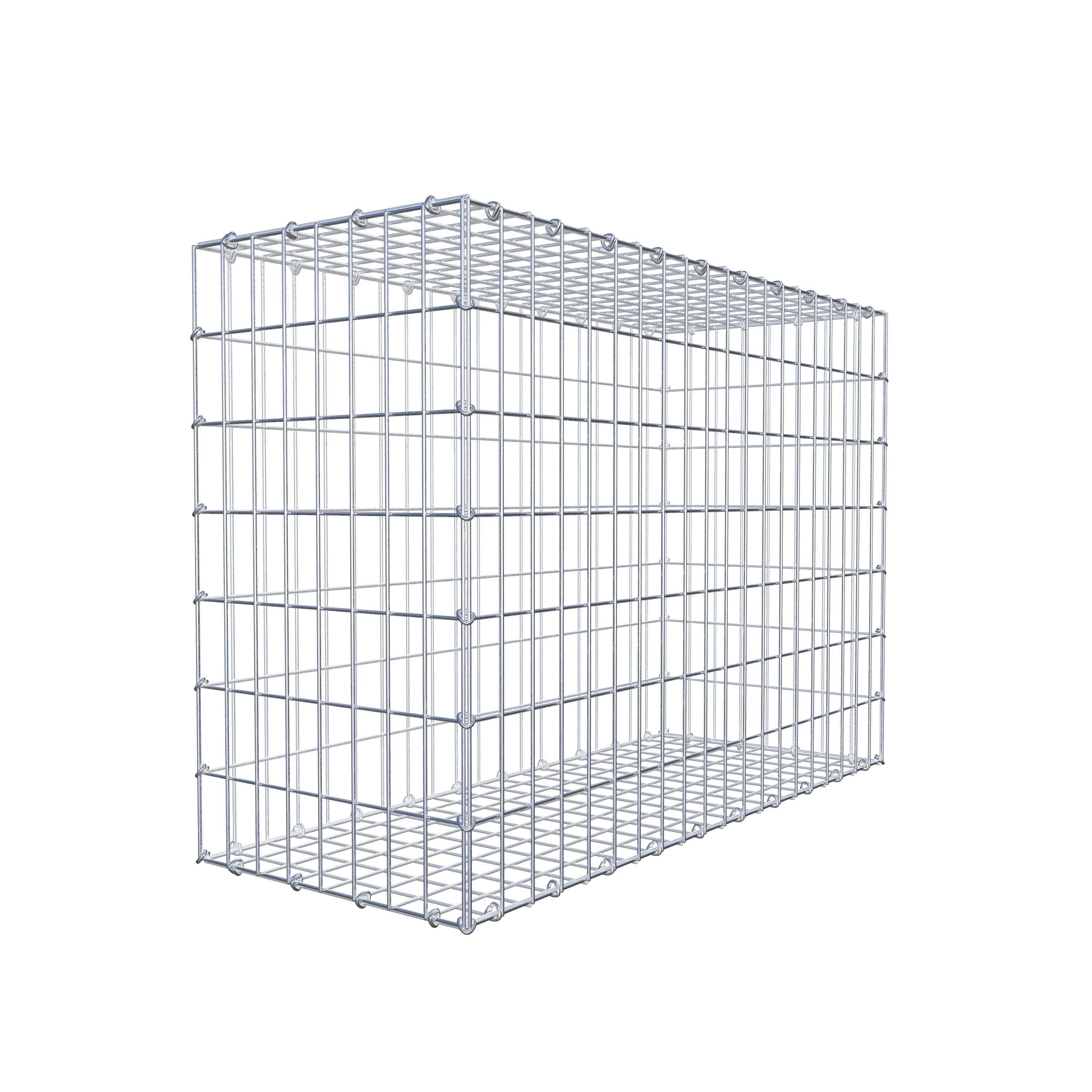 Gabion 100 cm x 70 cm x 40 cm (L x H x P), mailles 5 cm x 10 cm, anneau en C