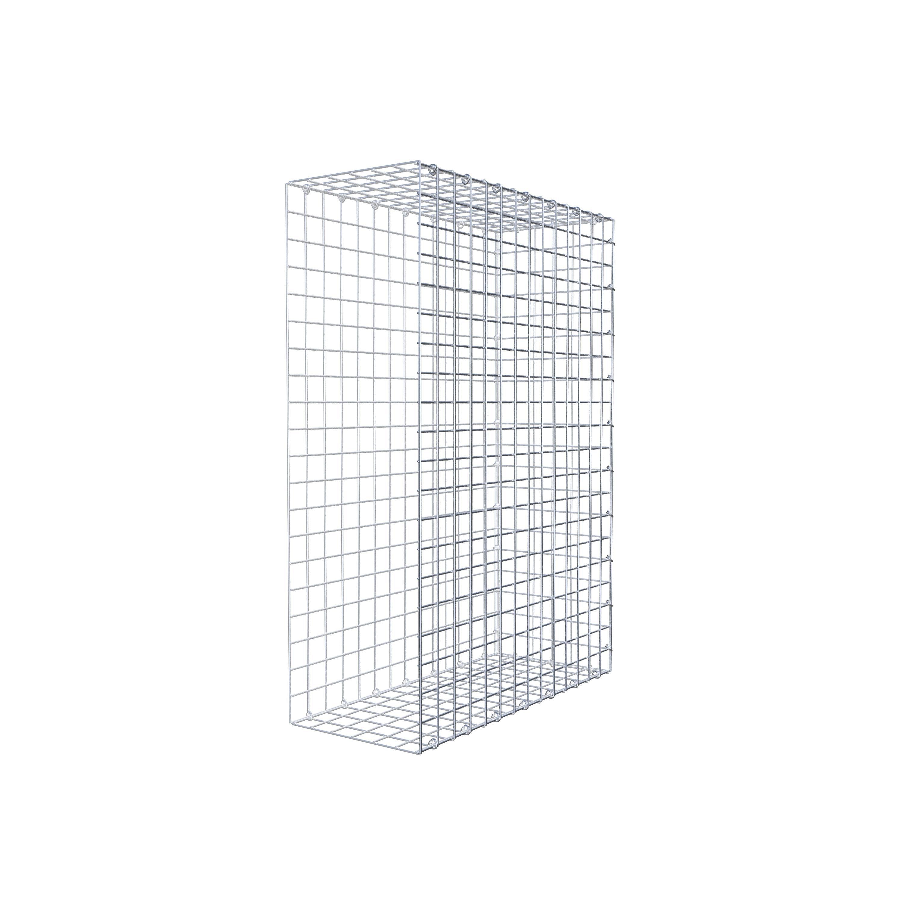 Mounted gabion type 2 100 cm x 70 cm x 30 cm (L x H x D), mesh size 5 cm x 5 cm, C-ring