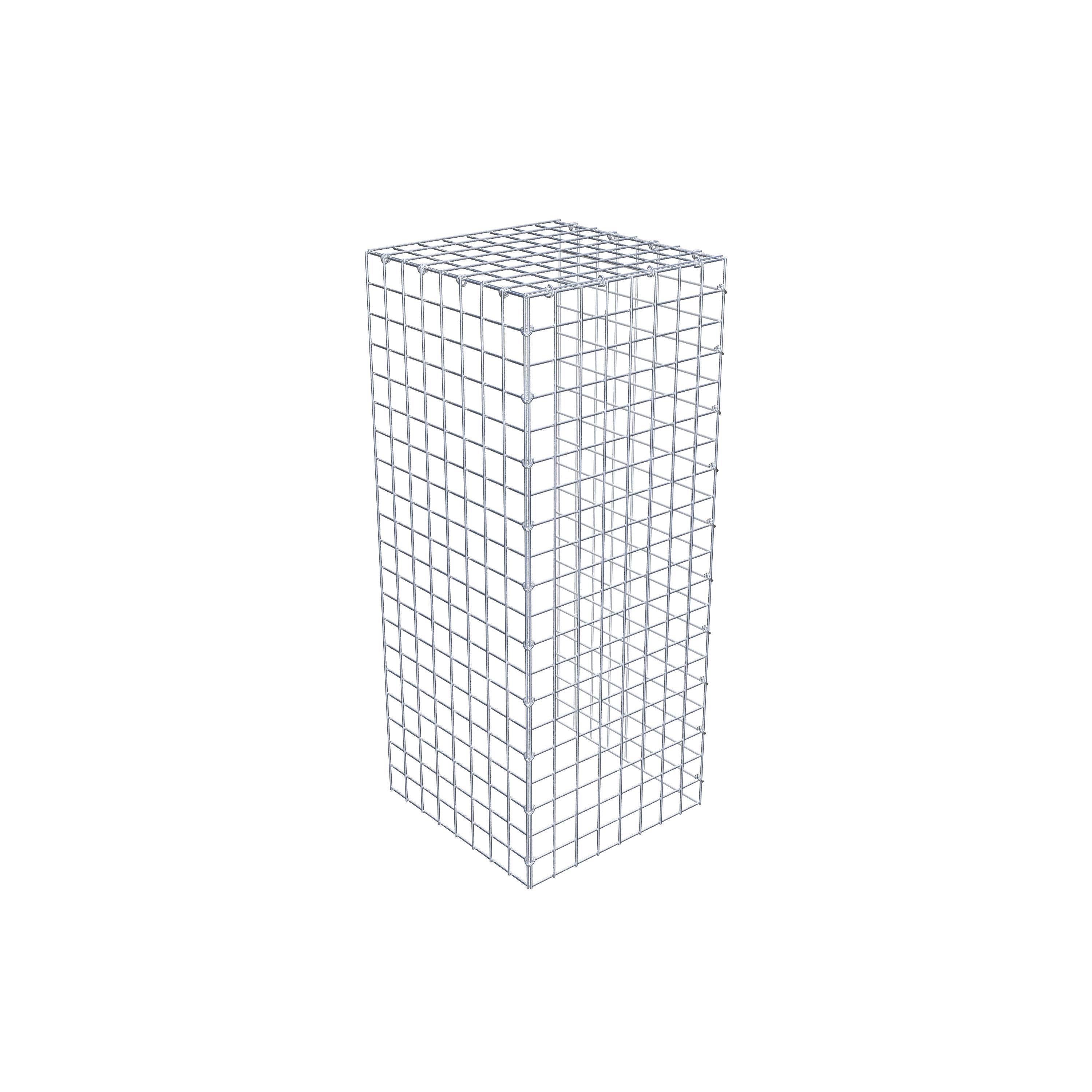 Gabião Tipo 4 100 cm x 40 cm x 40 cm (C x A x P), malhagem 5 cm x 5 cm, anel C