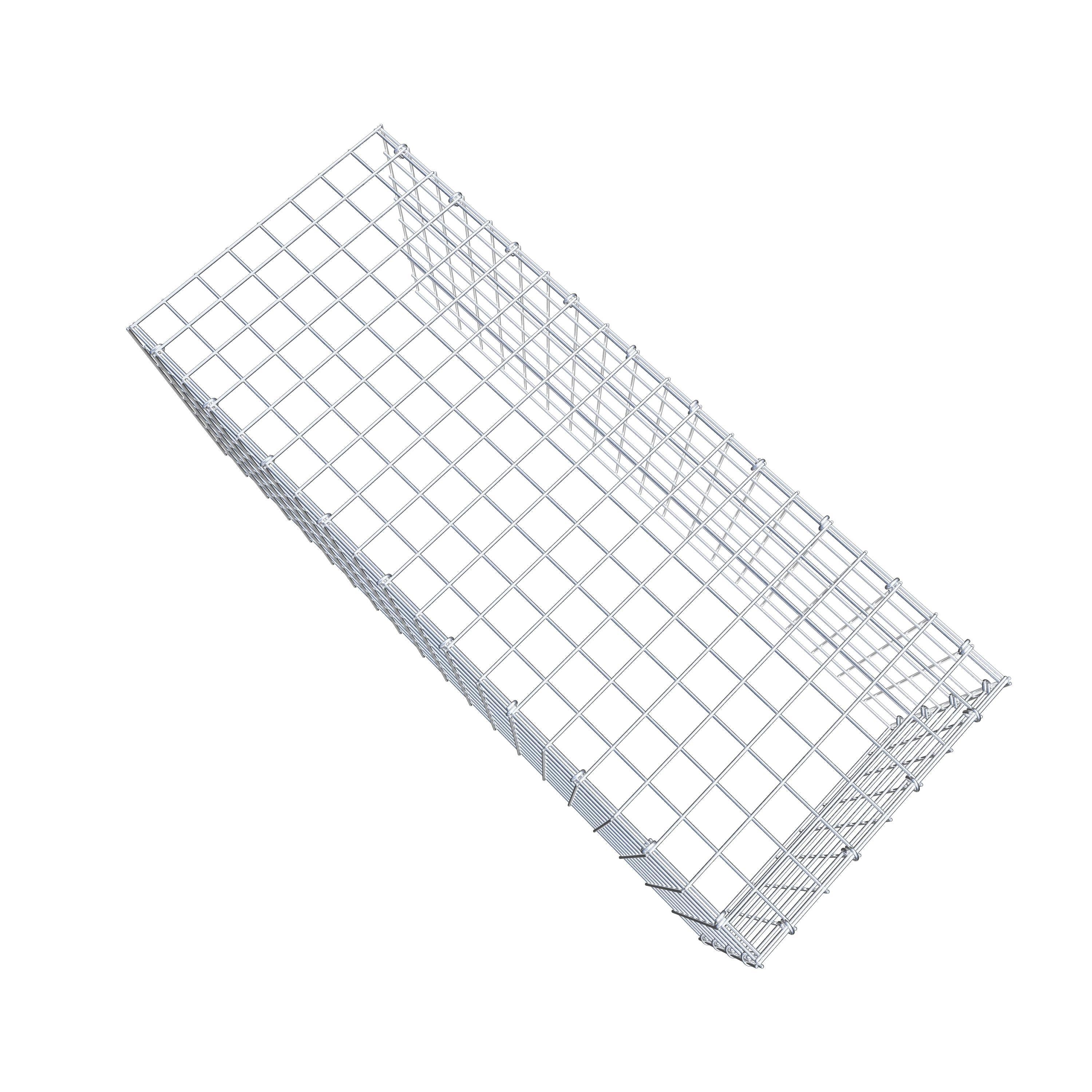 Gabião Tipo 4 100 cm x 40 cm x 40 cm (C x A x P), malhagem 5 cm x 5 cm, anel C