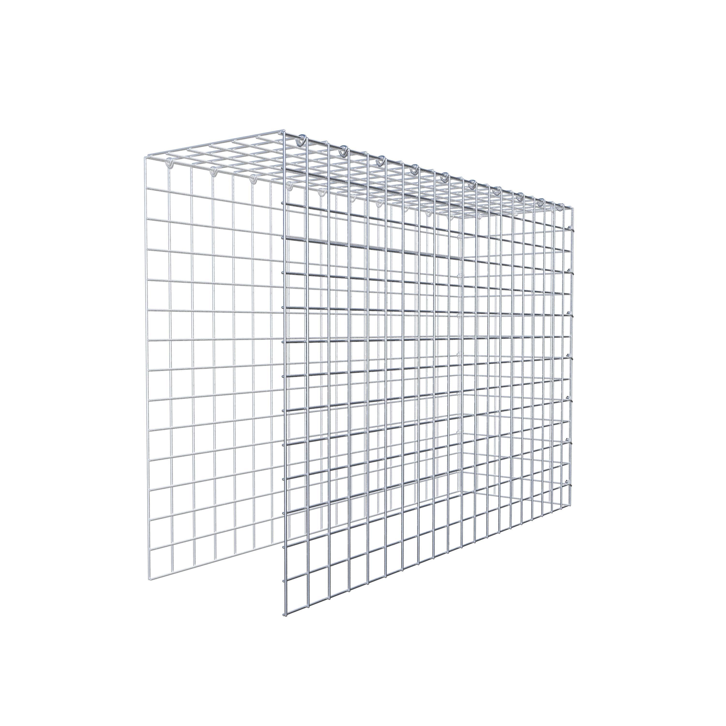 Gabião Tipo 4 100 cm x 70 cm x 30 cm (C x A x P), malhagem 5 cm x 5 cm, anel C
