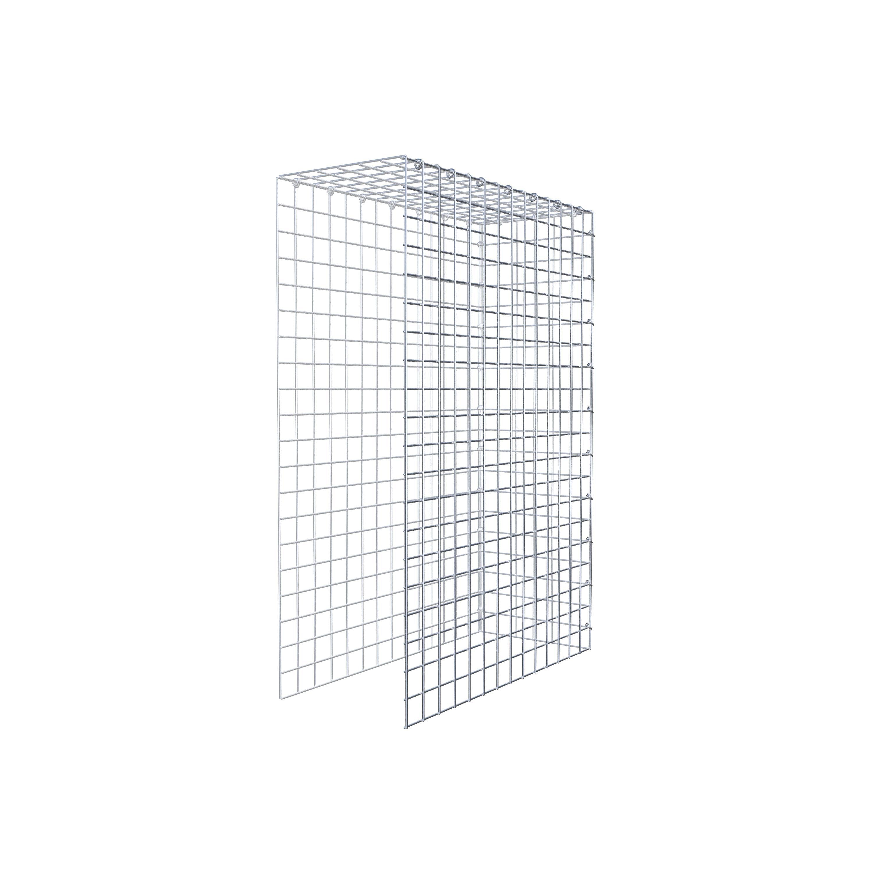 Gabião Tipo 4 100 cm x 70 cm x 30 cm (C x A x P), malhagem 5 cm x 5 cm, anel C