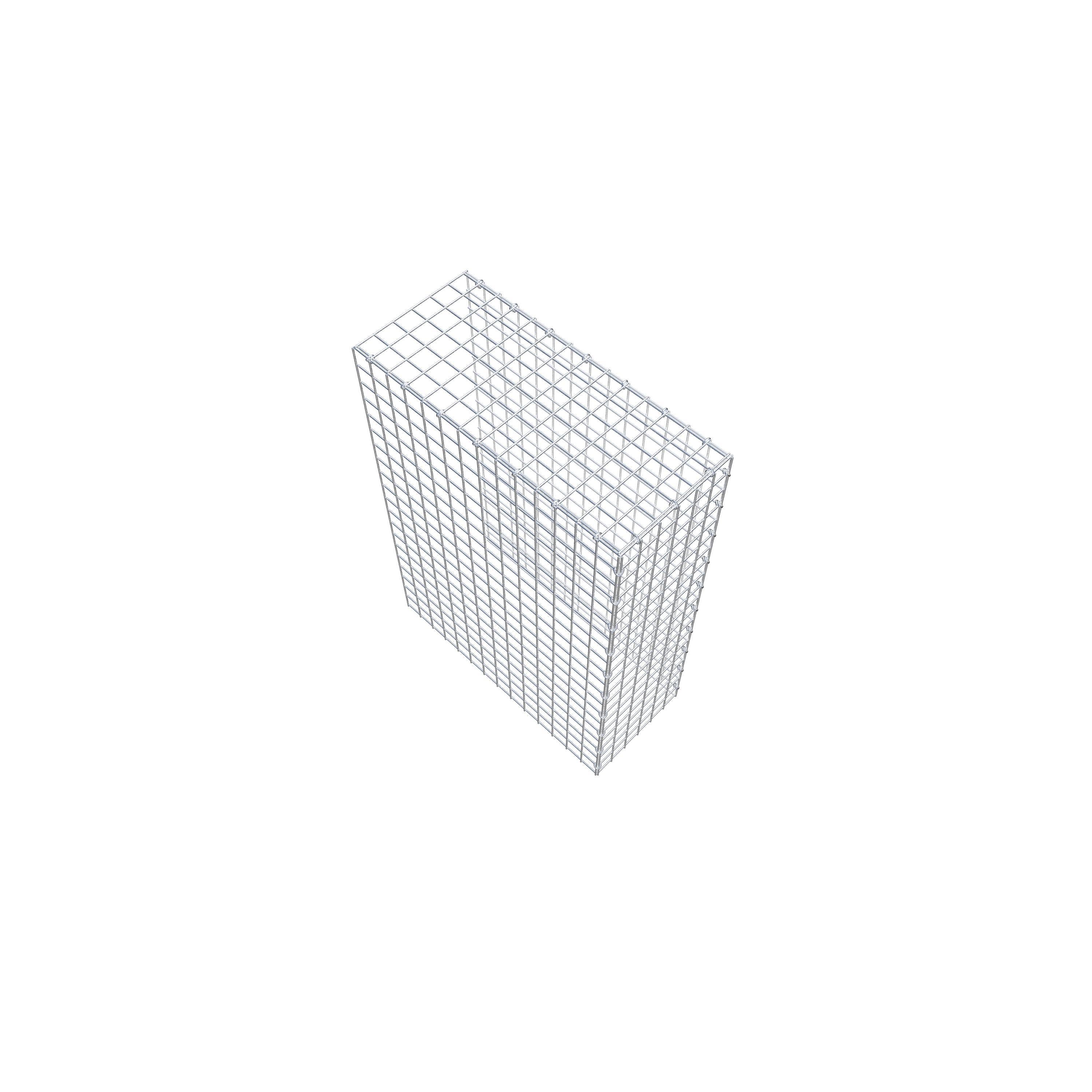 Gabião Tipo 4 100 cm x 70 cm x 30 cm (C x A x P), malhagem 5 cm x 5 cm, anel C