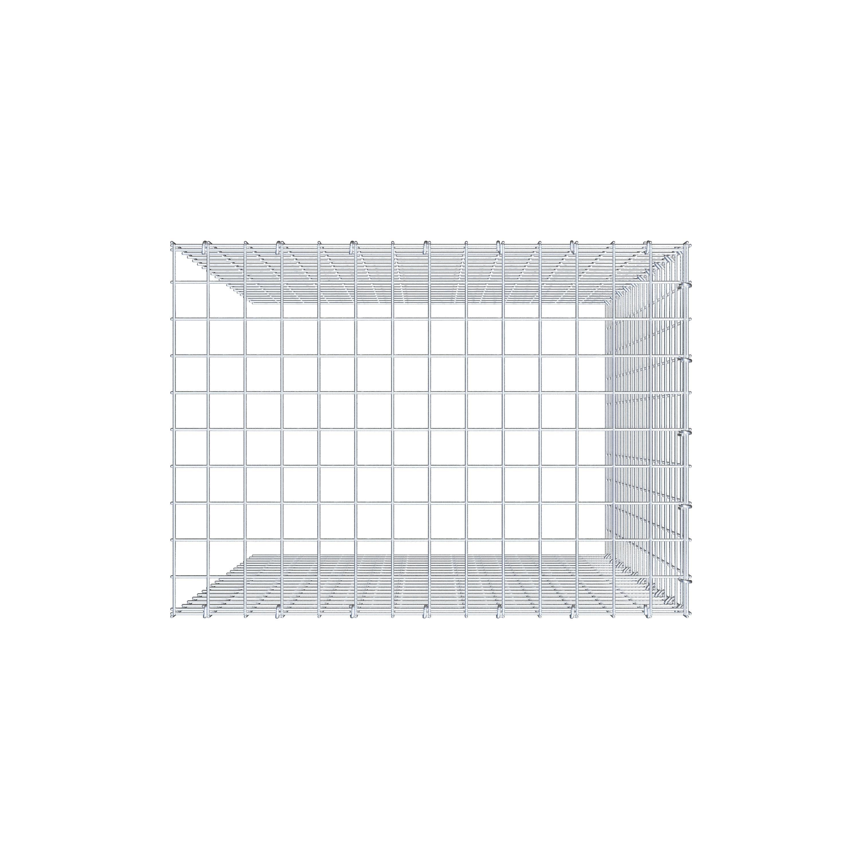 Pila adicional tipo 4 100 cm x 70 cm x 50 cm (L x A x P), malla 5 cm x 5 cm, anillo en C