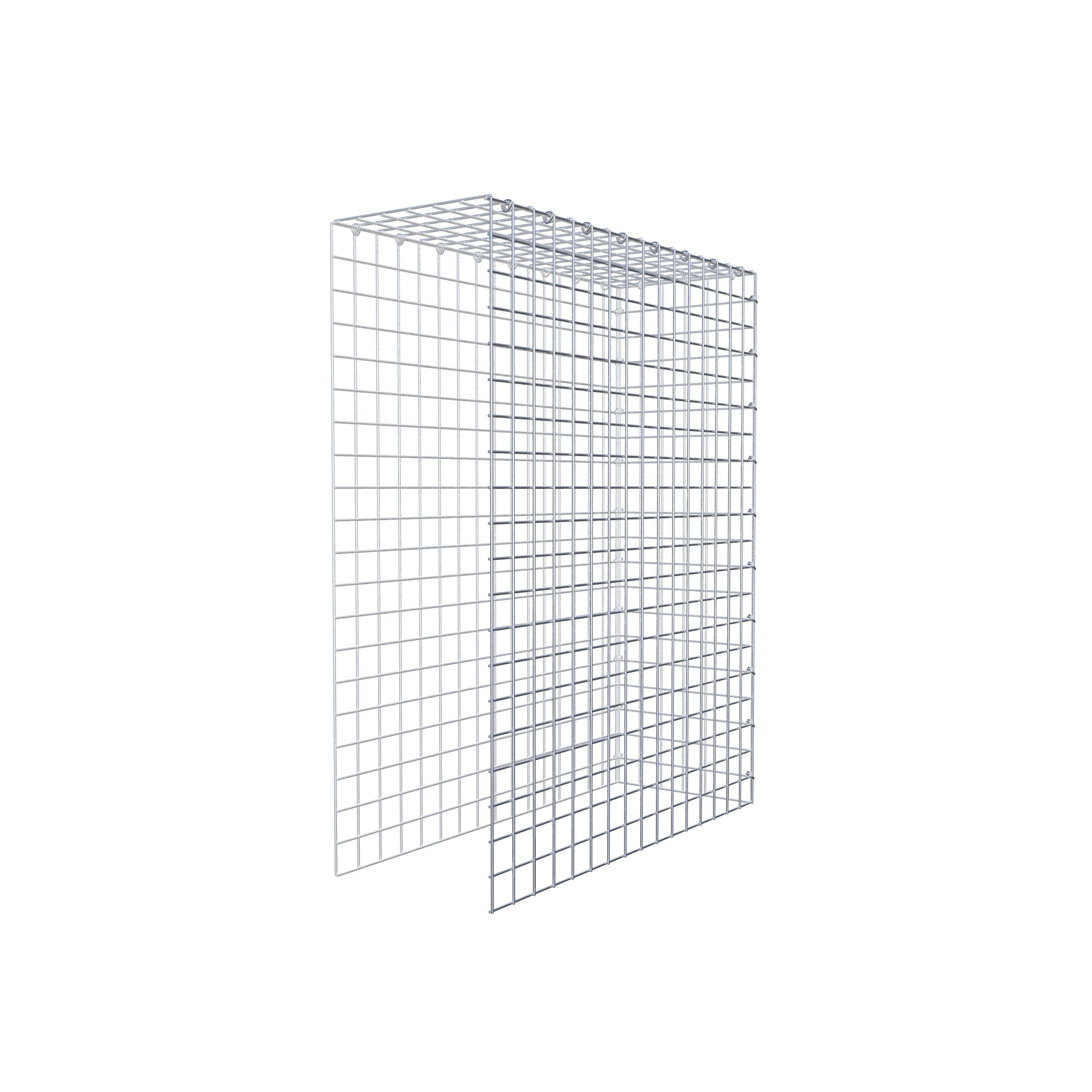 Gabião Tipo 4 100 cm x 80 cm x 30 cm (C x A x P), malhagem 5 cm x 5 cm, anel C