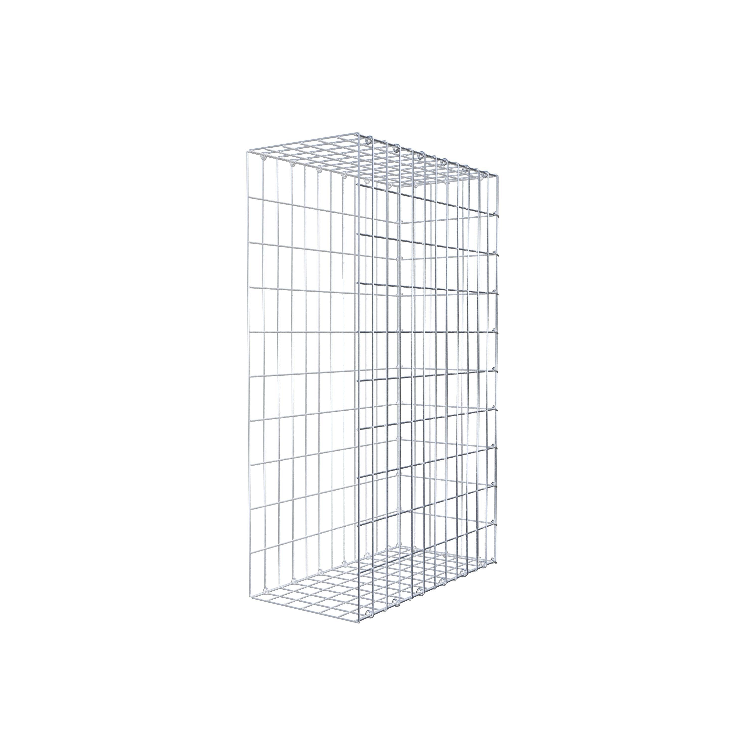 Pila adicional tipo 2 100 cm x 60 cm x 30 cm, malla 5 cm x 10 cm, anillo en C