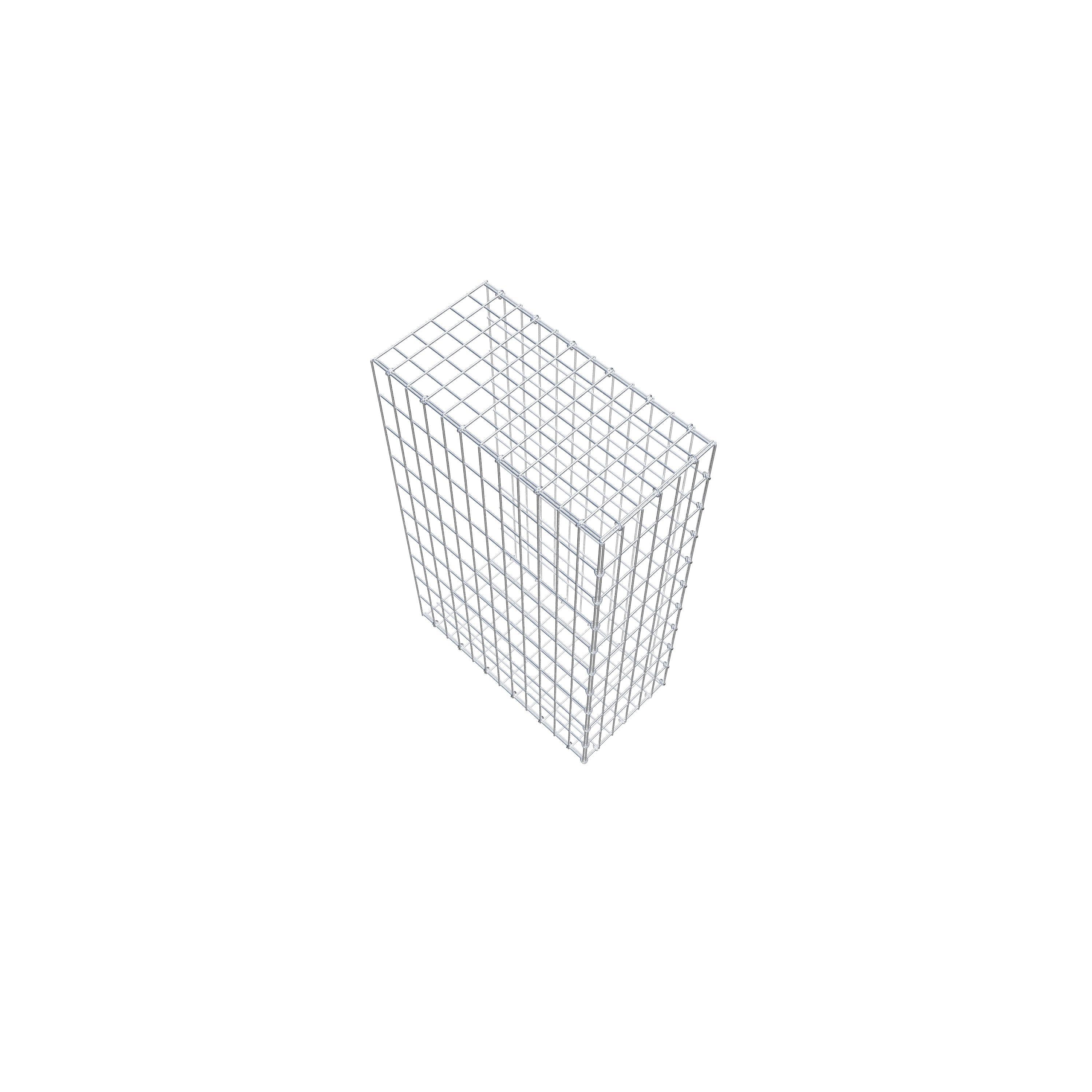 Pila adicional tipo 2 100 cm x 60 cm x 30 cm, malla 5 cm x 10 cm, anillo en C