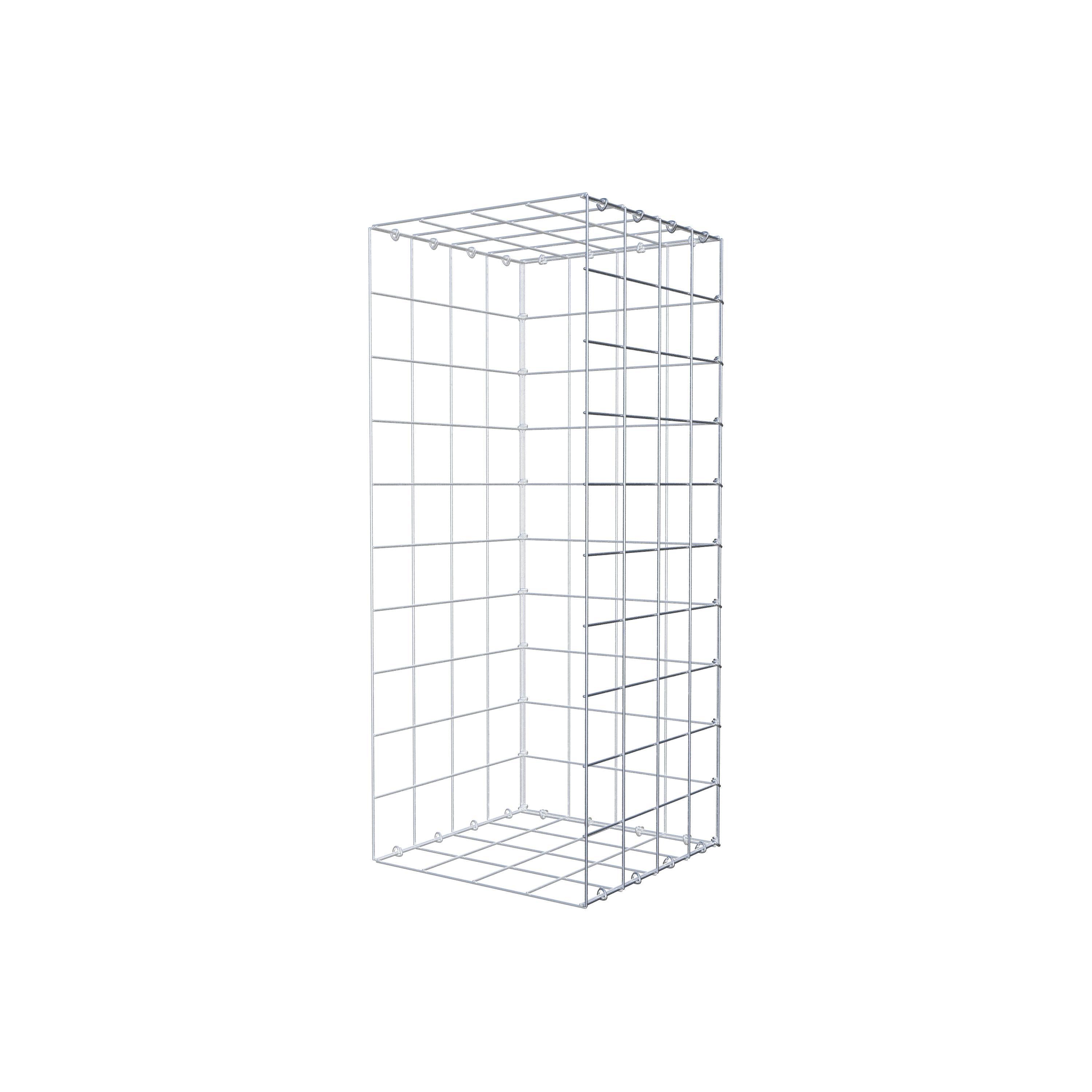 Pila adicional tipo 2 100 cm x 40 cm x 40 cm (L x A x P), malla 10 cm x 10 cm, anillo en C