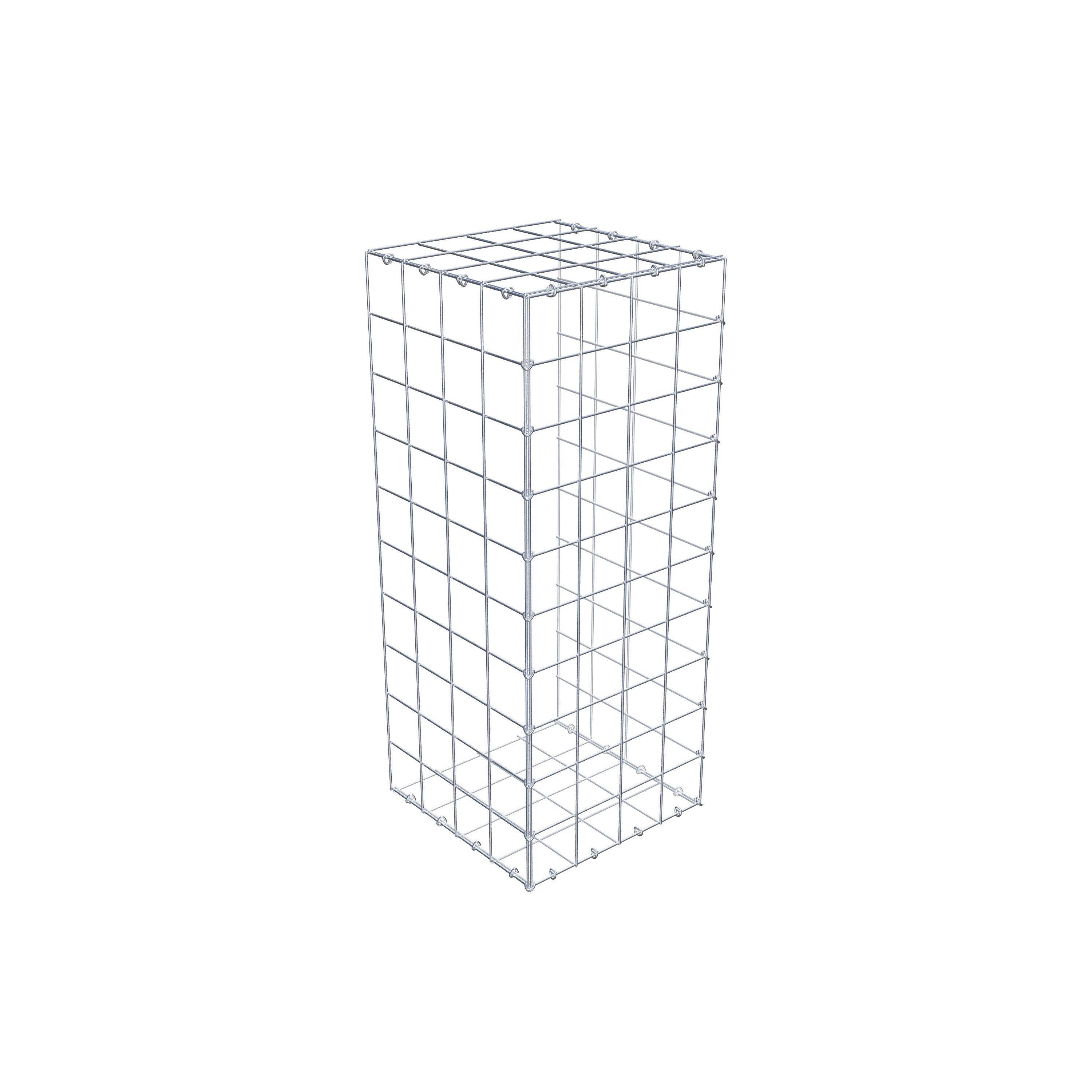 Pila adicional tipo 2 100 cm x 40 cm x 40 cm (L x A x P), malla 10 cm x 10 cm, anillo en C