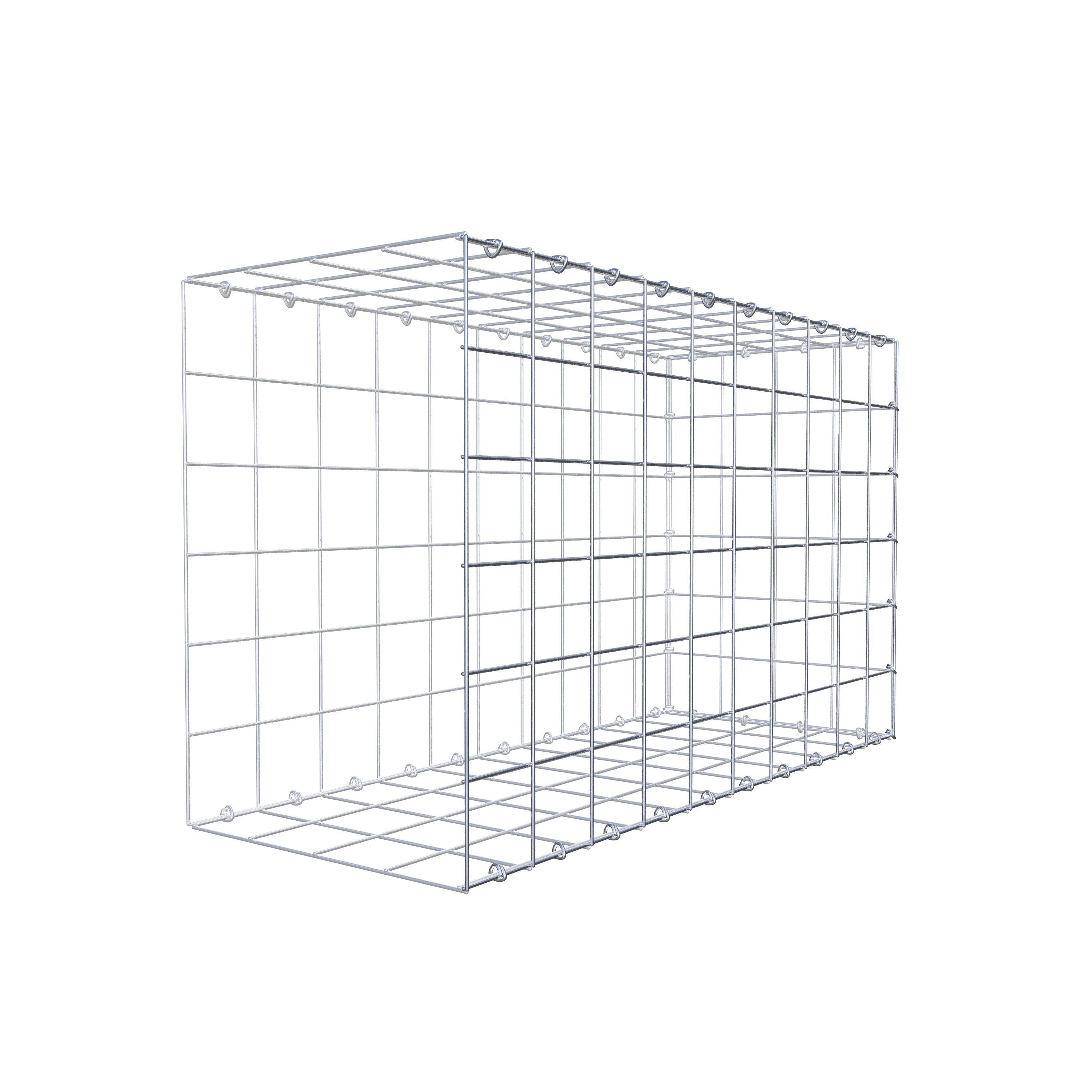 Gabbione aggiuntivo di tipo 2 100 cm x 60 cm x 40 cm (L x H x P), maglia 10 cm x 10 cm, anello a C