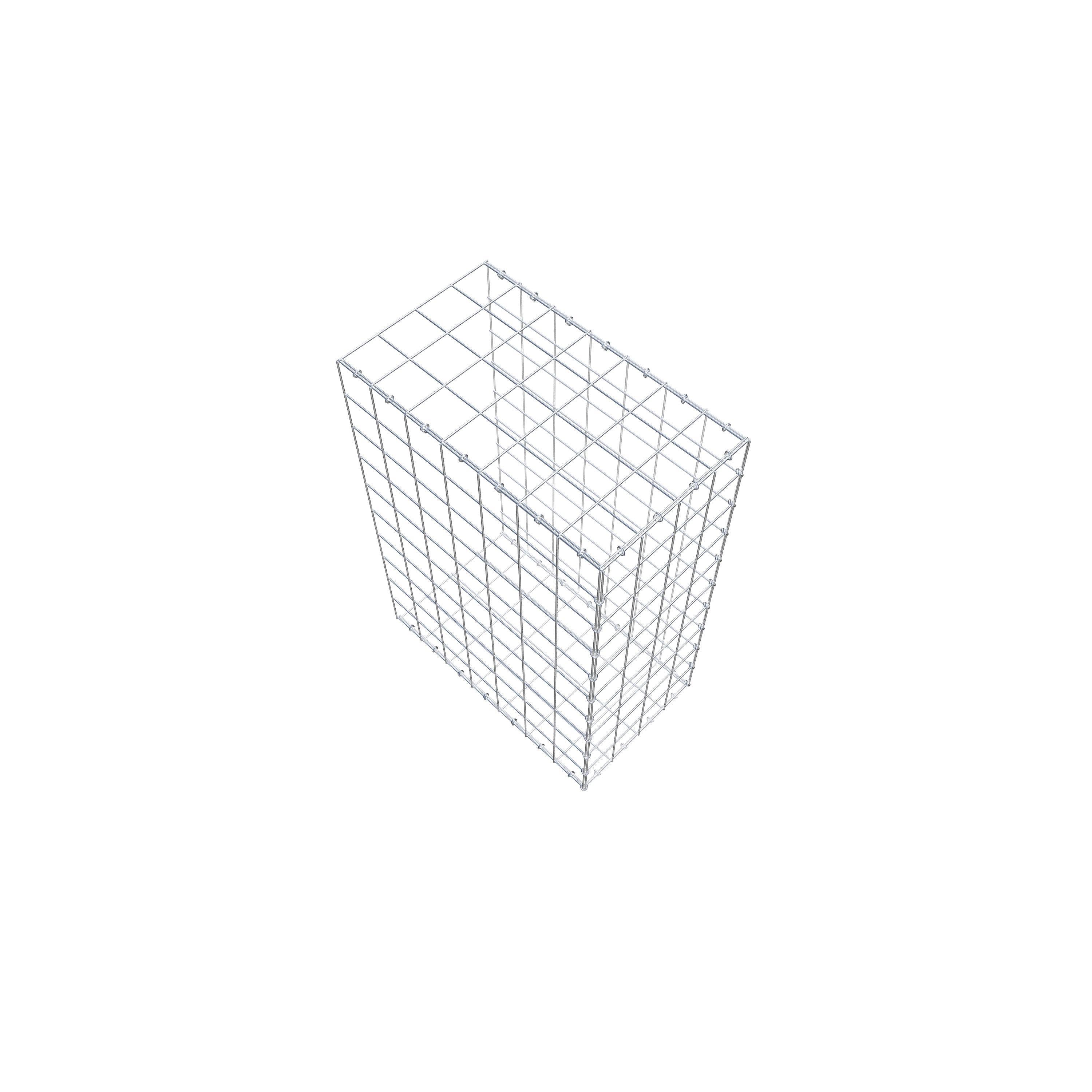 Gavión complementario de tipo 2 100 cm x 70 cm x 40 cm (L x A x P), malla 10 cm x 10 cm, anillo en C