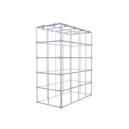Monteret gabion type 3 50 cm x 40 cm x 20 cm (L x H x D), maskestørrelse 10 cm x 10 cm, C-ring