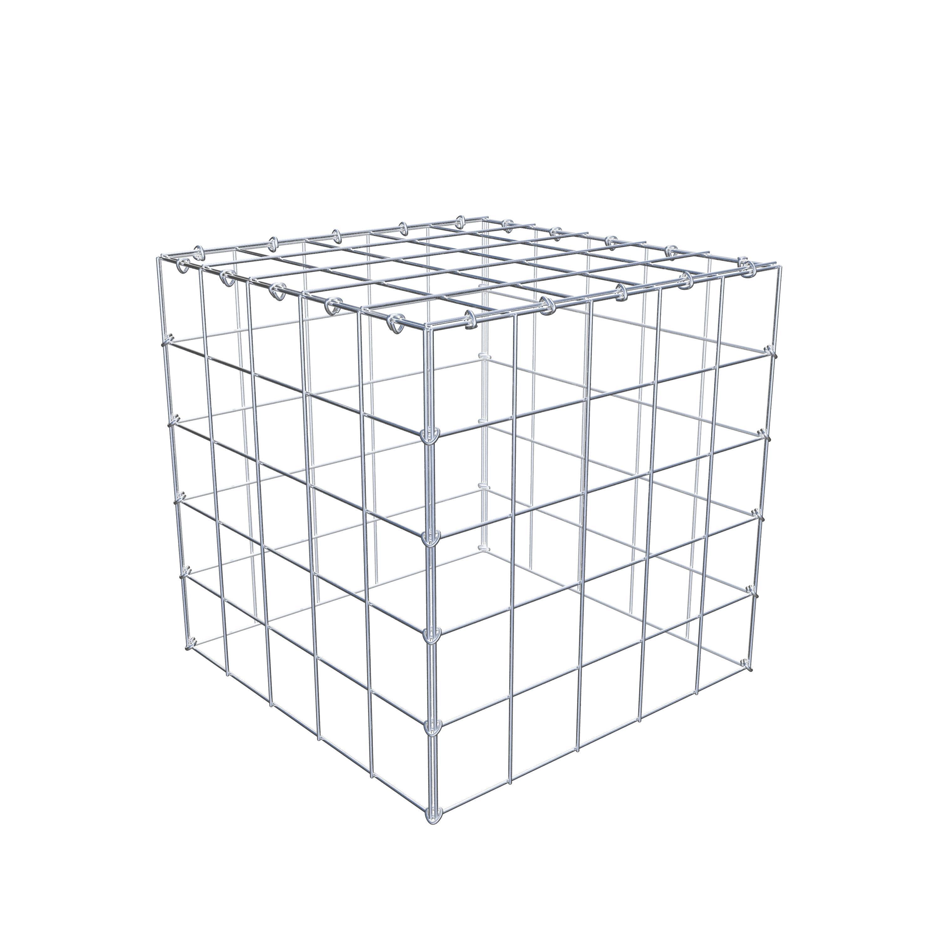 Fourche rapportée type 3 50 cm x 50 cm x 50 cm (L x H x P), mailles 10 cm x 10 cm, anneau C