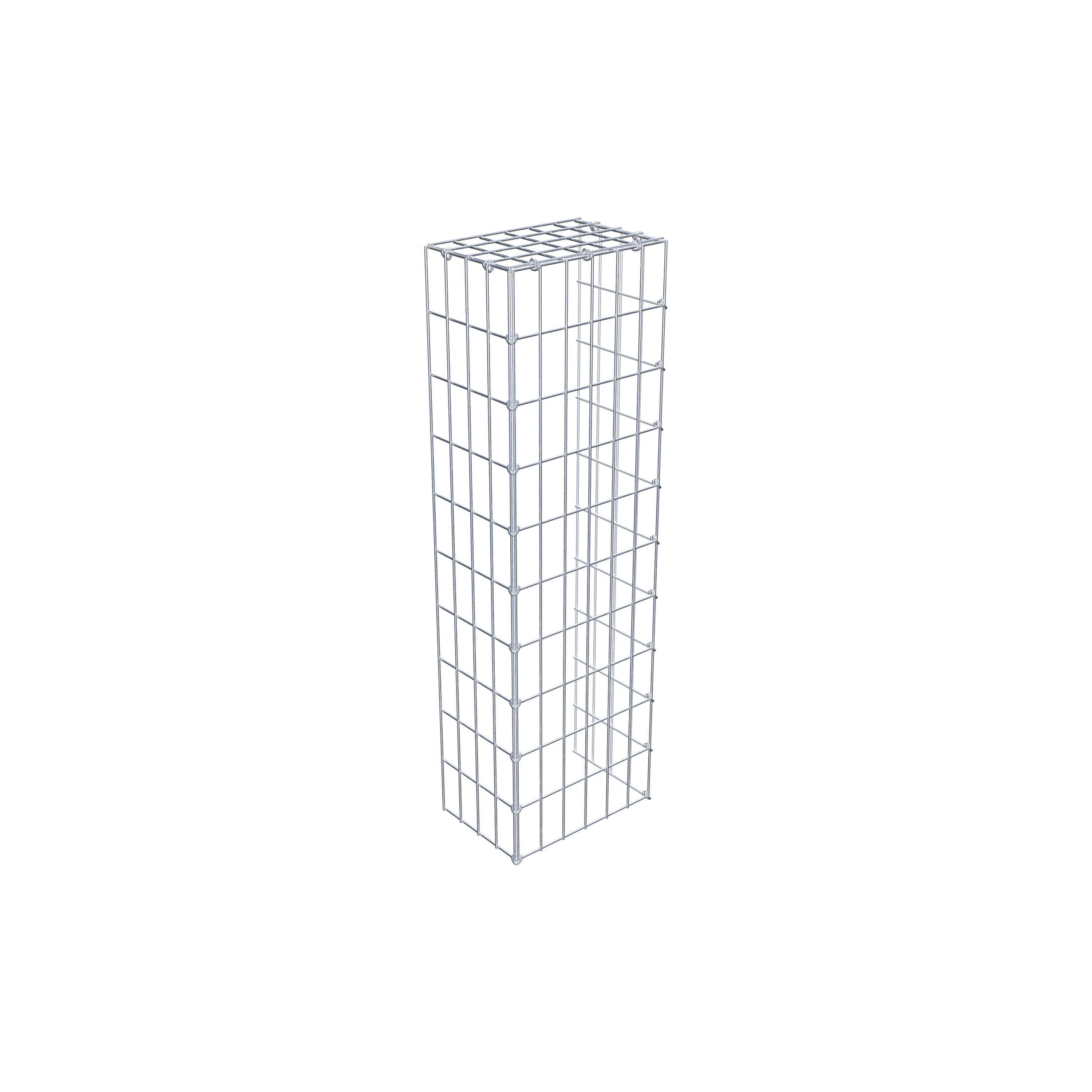 Anbaugabione Typ 4 100 cm x 20 cm x 30 cm (L x H x T), Maschenweite 5 cm x 10 cm, C-Ring