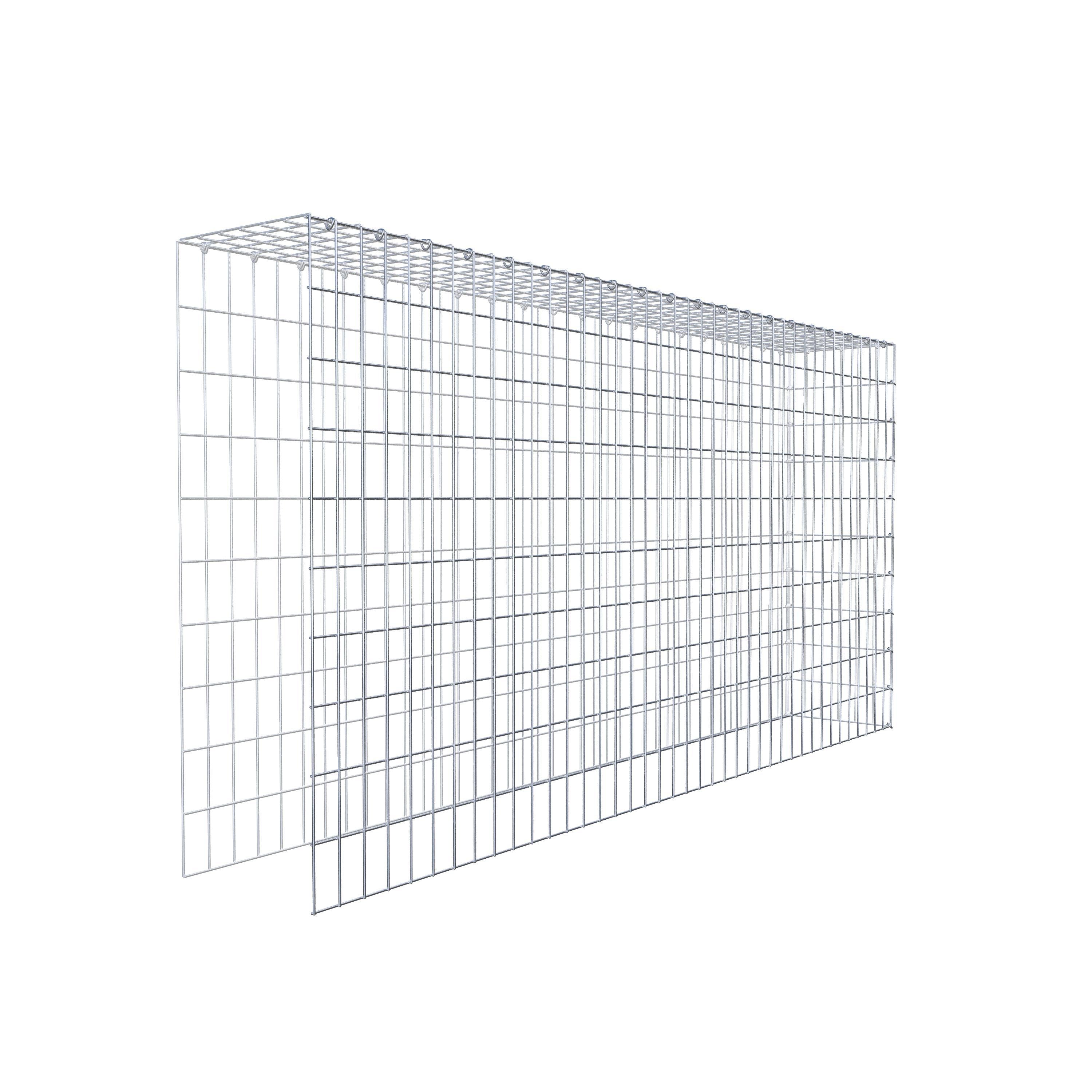 Extra gabion typ 4 200 cm x 100 cm x 30 cm (L x H x D), maskstorlek 5 cm x 10 cm, C-ring