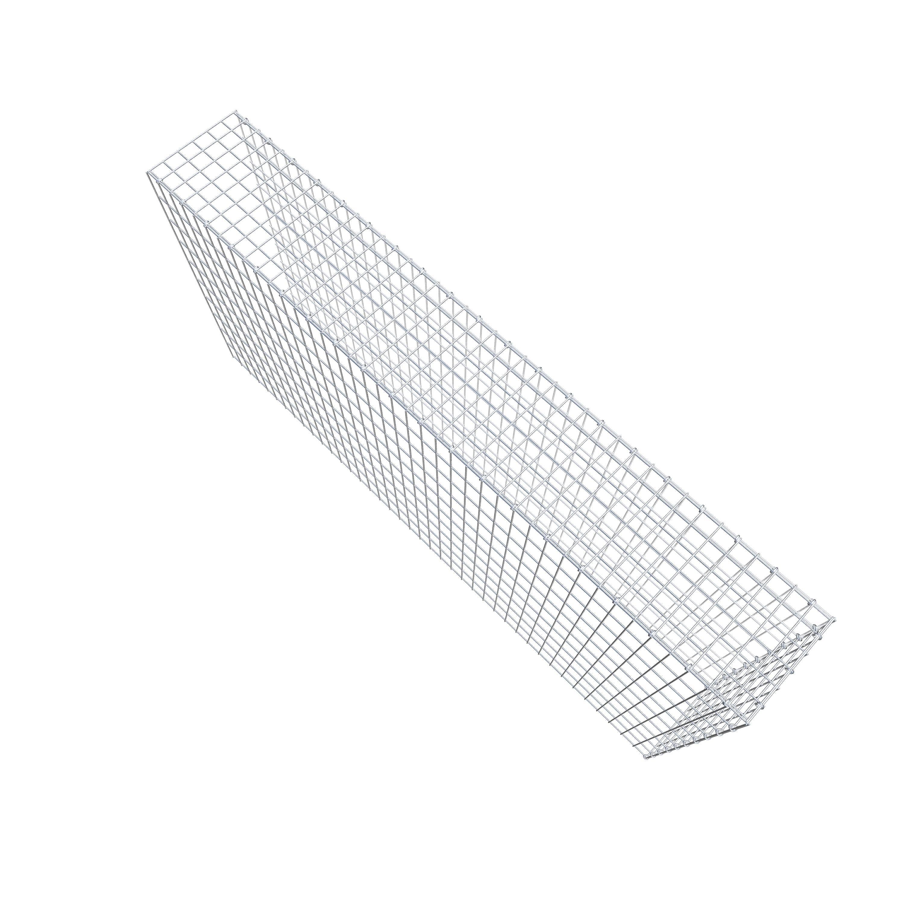 Extra gabion typ 4 200 cm x 100 cm x 30 cm (L x H x D), maskstorlek 5 cm x 10 cm, C-ring