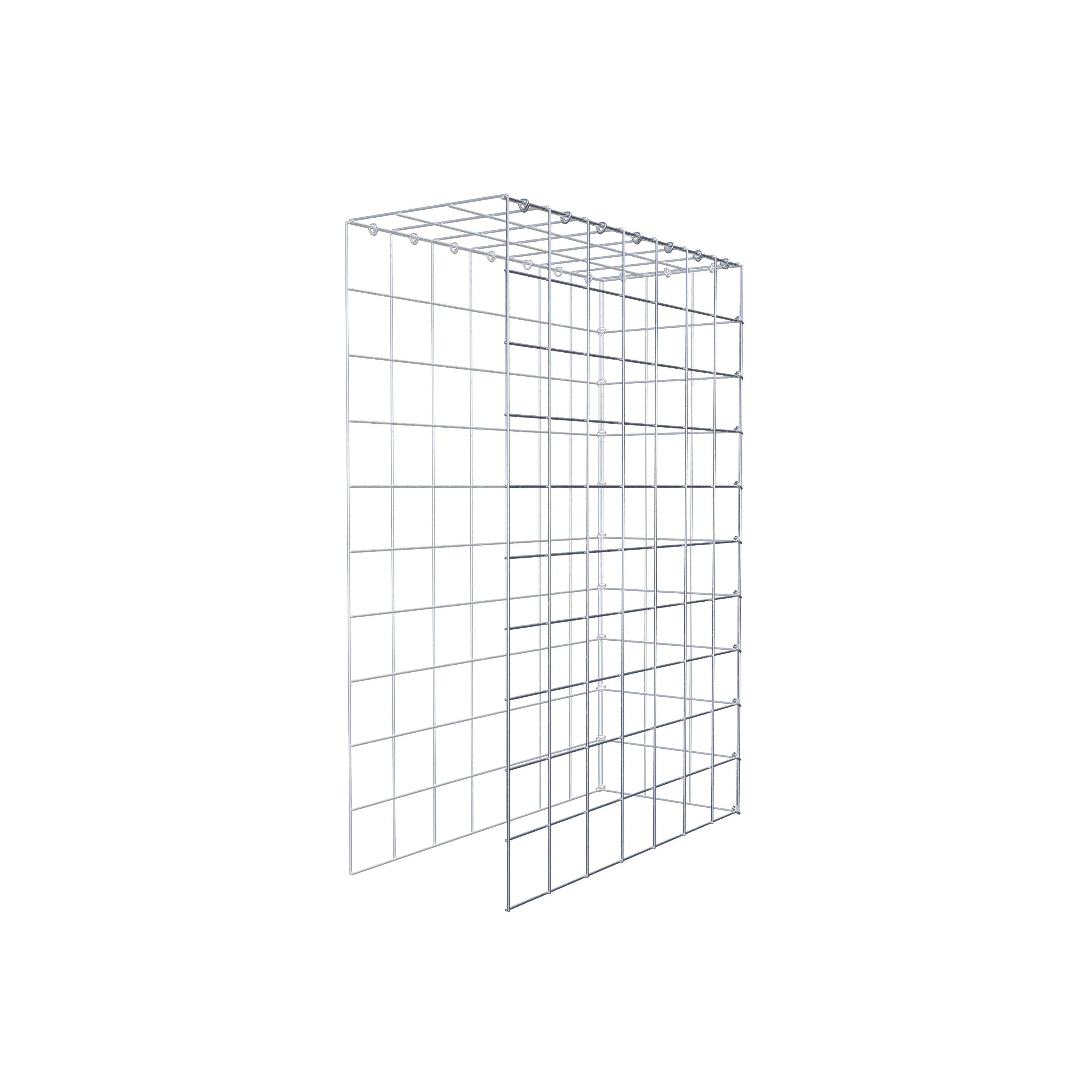 Pilote adicional tipo 4 100 cm x 70 cm x 30 cm (L x A x P), malla 10 cm x 10 cm, anillo en C