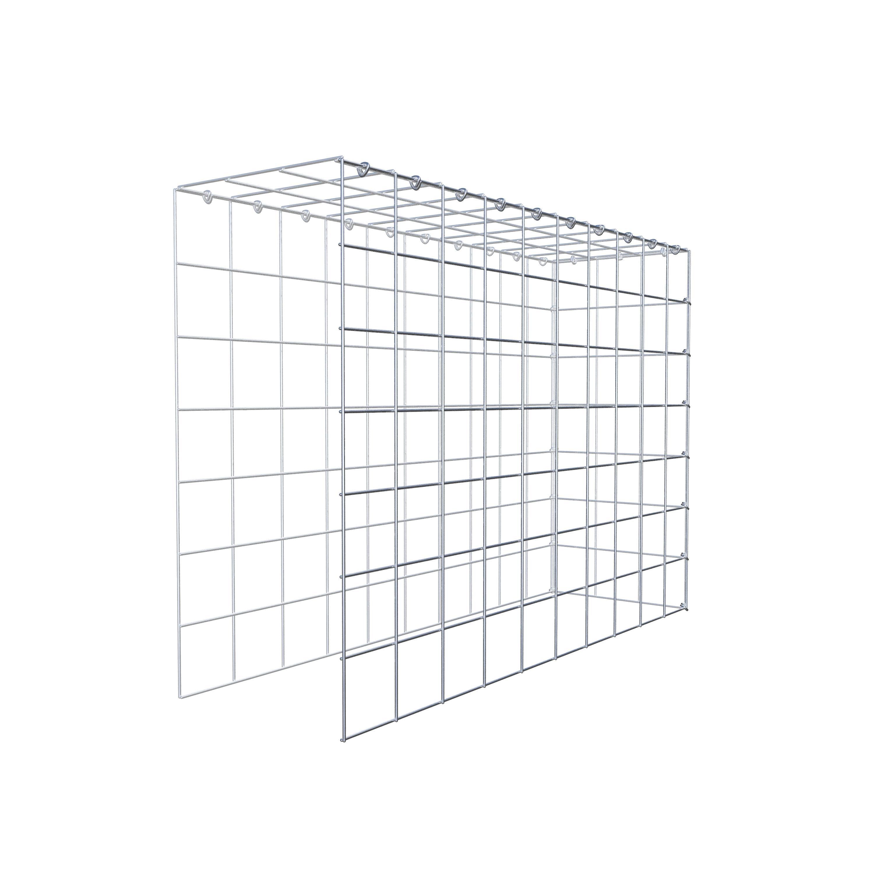 Pilote adicional tipo 4 100 cm x 70 cm x 30 cm (L x A x P), malla 10 cm x 10 cm, anillo en C