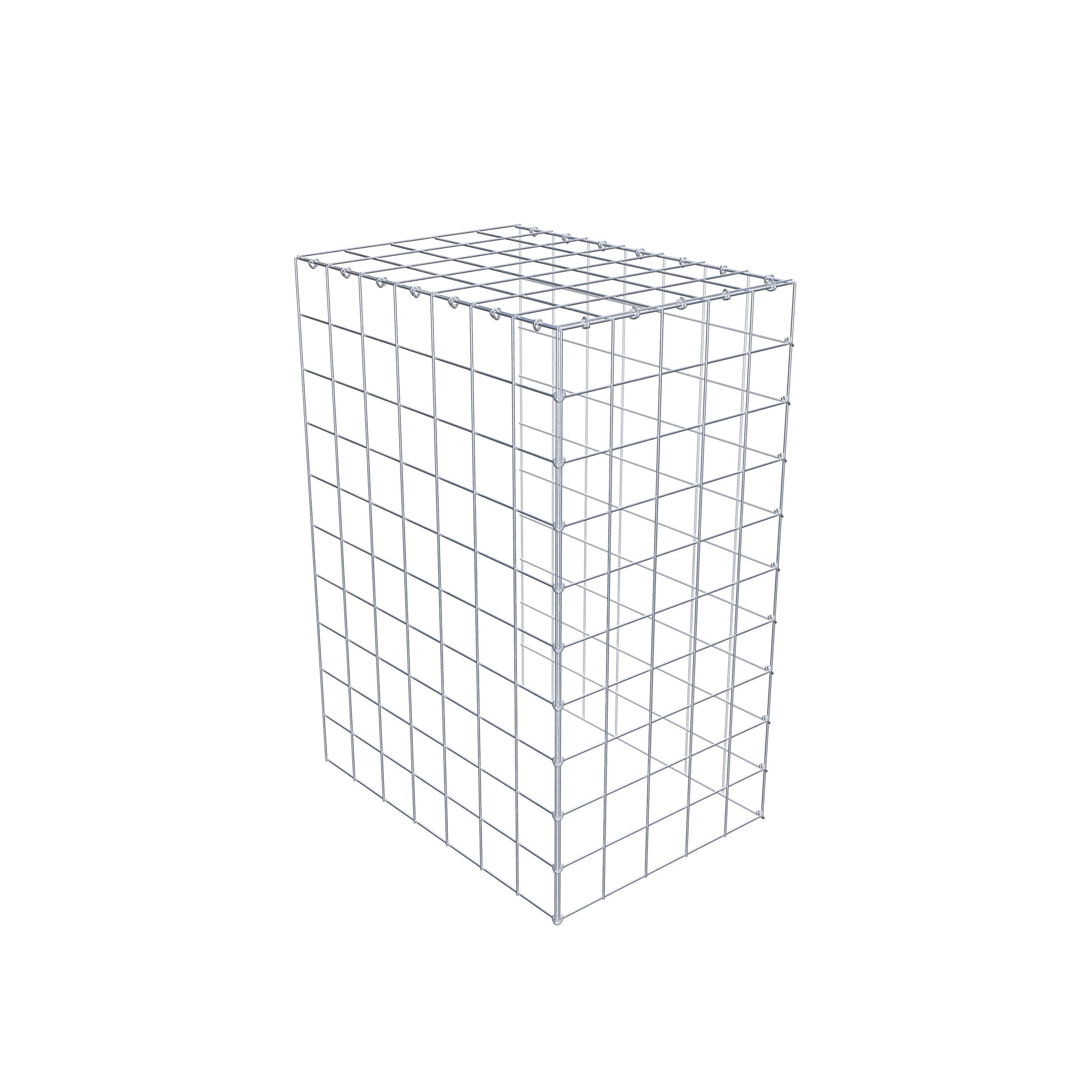Gabião Tipo 4 100 cm x 70 cm x 50 cm (C x A x P), malhagem 10 cm x 10 cm, anel C