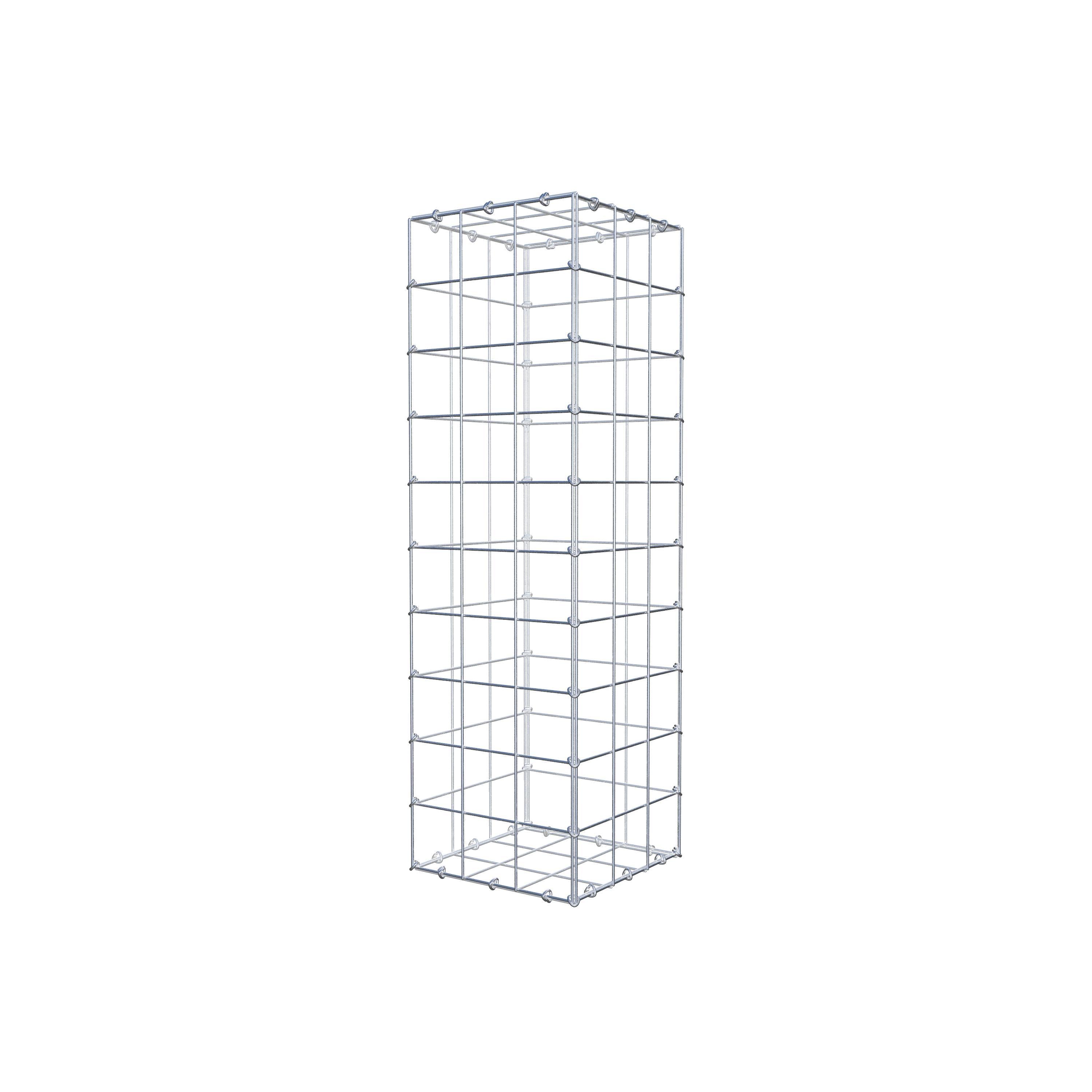 Gabion 100 cm x 30 cm x 30 cm (L x H x D), mesh size 10 cm x 10 cm, C-ring