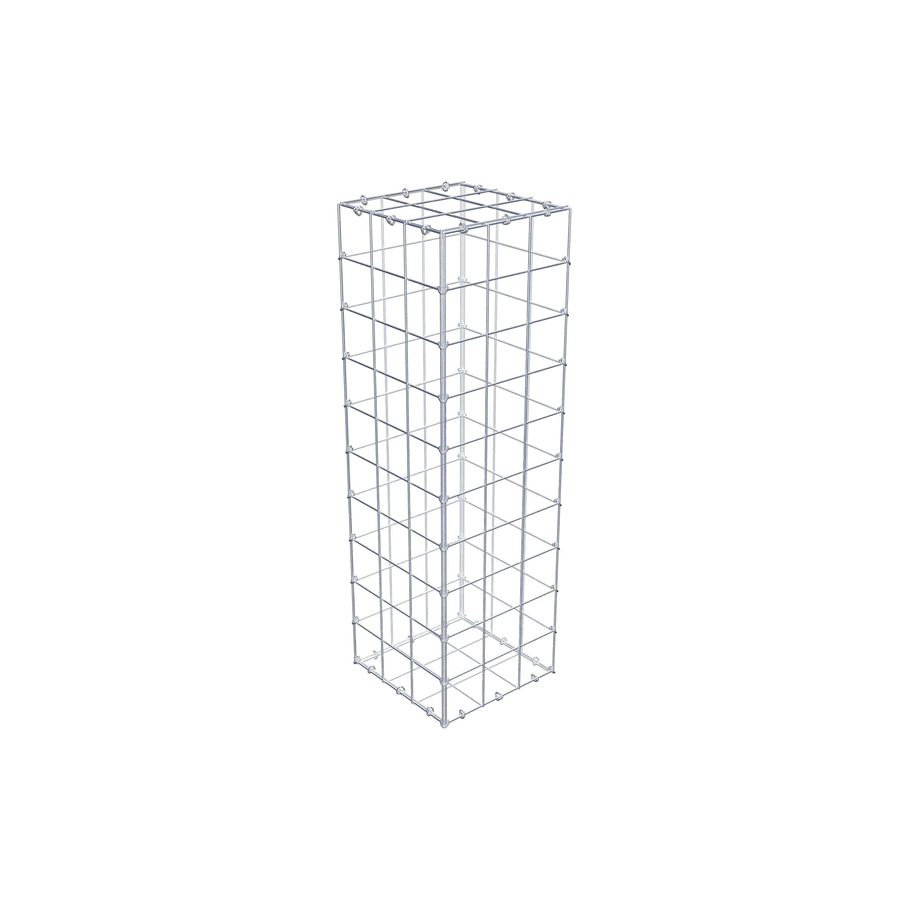 Gabion 100 cm x 30 cm x 30 cm (L x H x D), mesh size 10 cm x 10 cm, C-ring